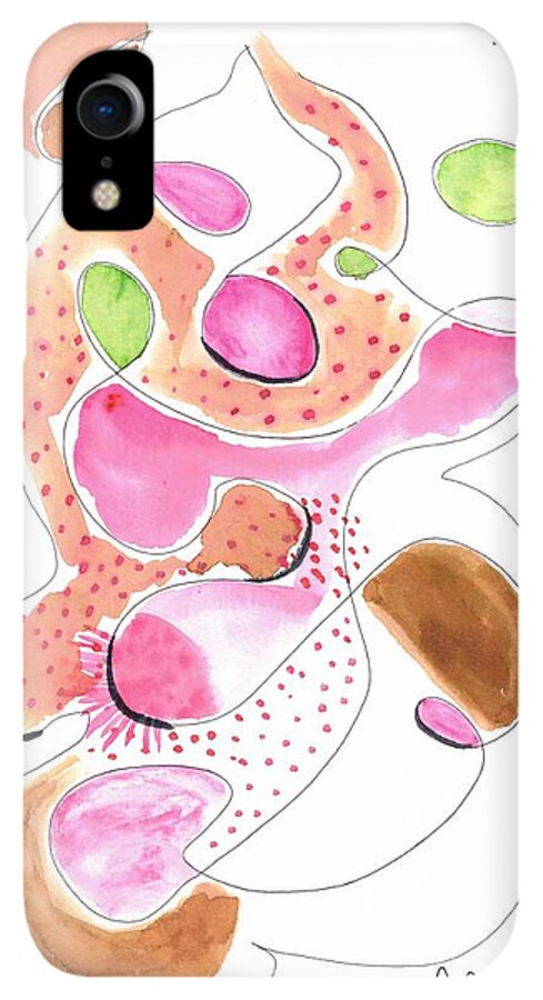 Abstract Organic Forms Morophologies Roses - Phone Case