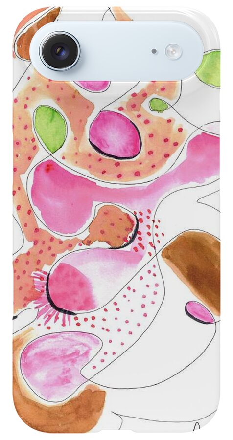 Abstract Organic Forms Morophologies Roses - Phone Case