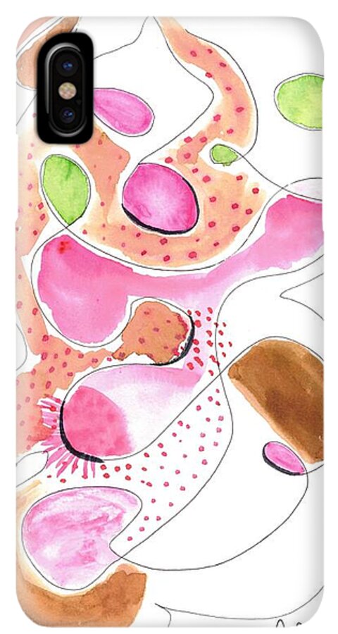 Abstract Organic Forms Morophologies Roses - Phone Case
