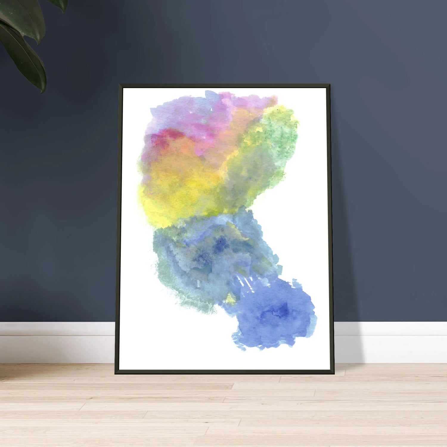 Classic Semi-Glossy Paper Aluminium Framed Poste Aurora Drift - Laure Leprince - Artiste Peintre