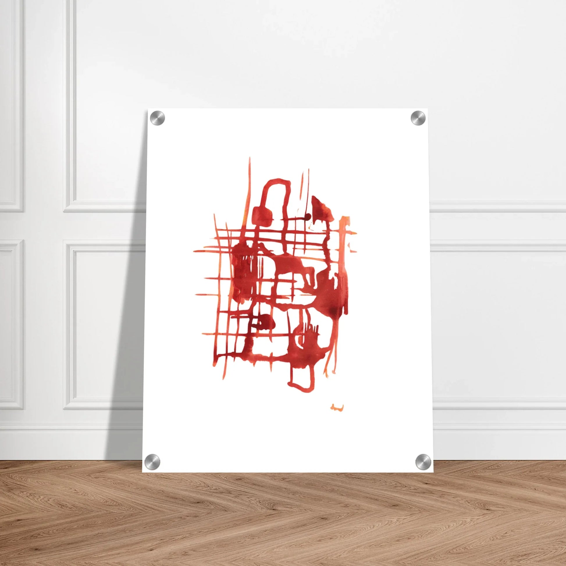 Impression sur acrylique brillante Solar Frame | Art contemporain par Laure Leprince - Laure Leprince - Artiste Peintre