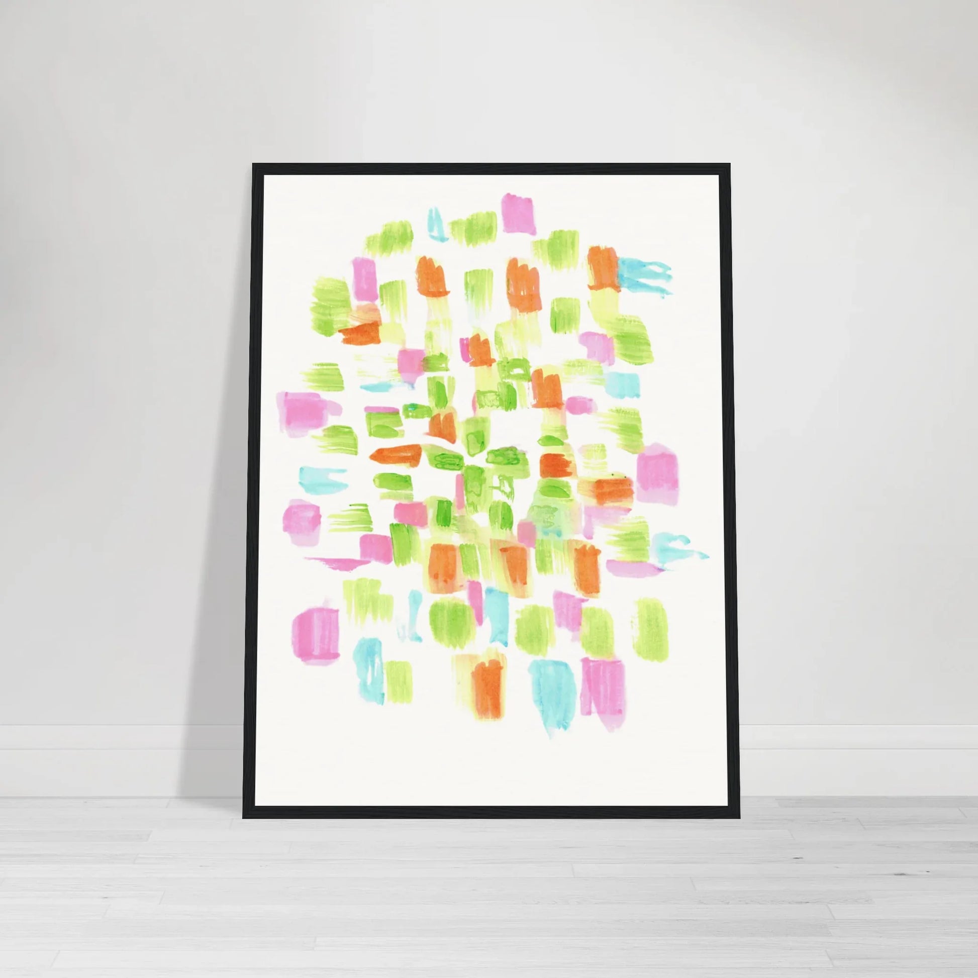 Affiche Encadrée Museum-Quality Matte Paper Wooden Framed Poste Pastel Mosaïc - Laure Leprince - Artiste Peintre
