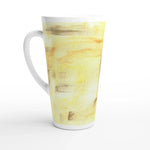 Mug à Latte en Céramique 500 ml Golden Haze – Élégant, durable et brillant - Laure Leprince - Artiste Peintre