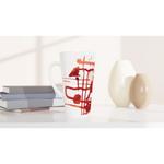 Mug à Latte en Céramique Blanche 500 ml Solar Frame – Élégant, durable et brillant - Laure Leprince - Artiste Peintre