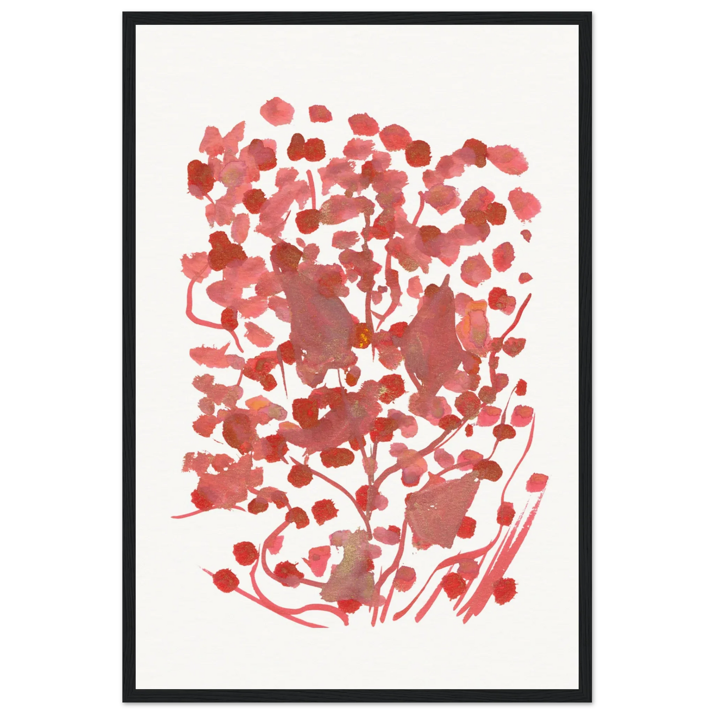 Museum-Quality Matte Paper Wooden Framed Poste Bois de Rubis - Laure Leprince - Artiste Peintre