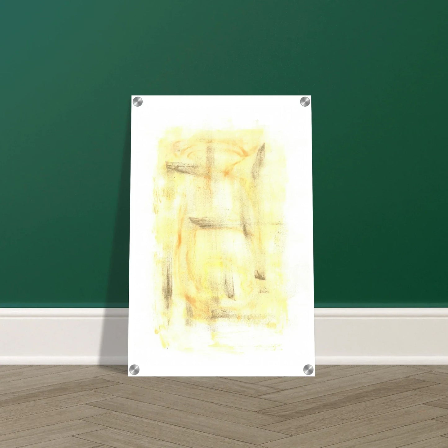 Impression sur acrylique brillante Golden Haze | Art contemporain par Laure Leprince - Laure Leprince - Artiste Peintre