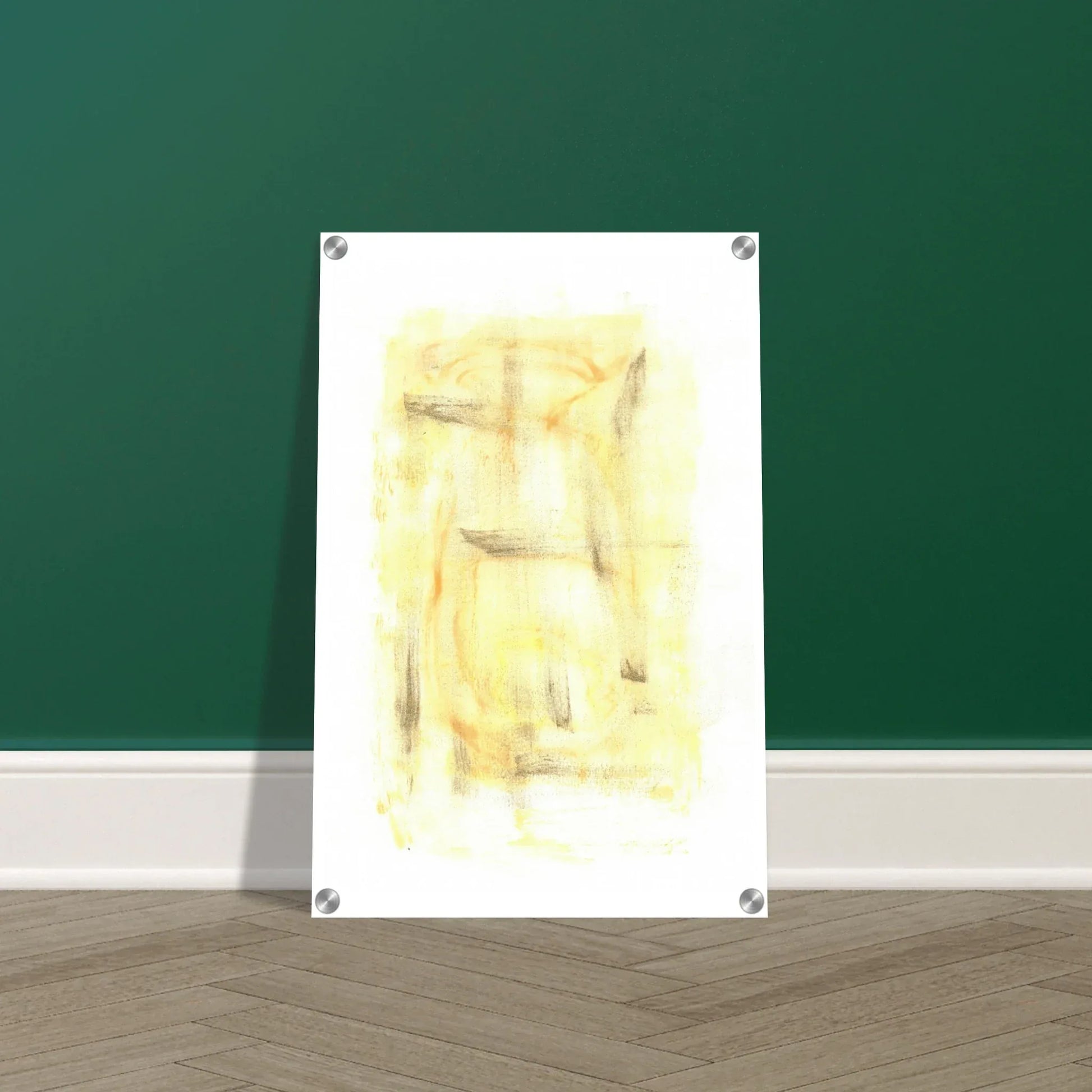 Impression sur acrylique brillante Golden Haze | Art contemporain par Laure Leprince - Laure Leprince - Artiste Peintre