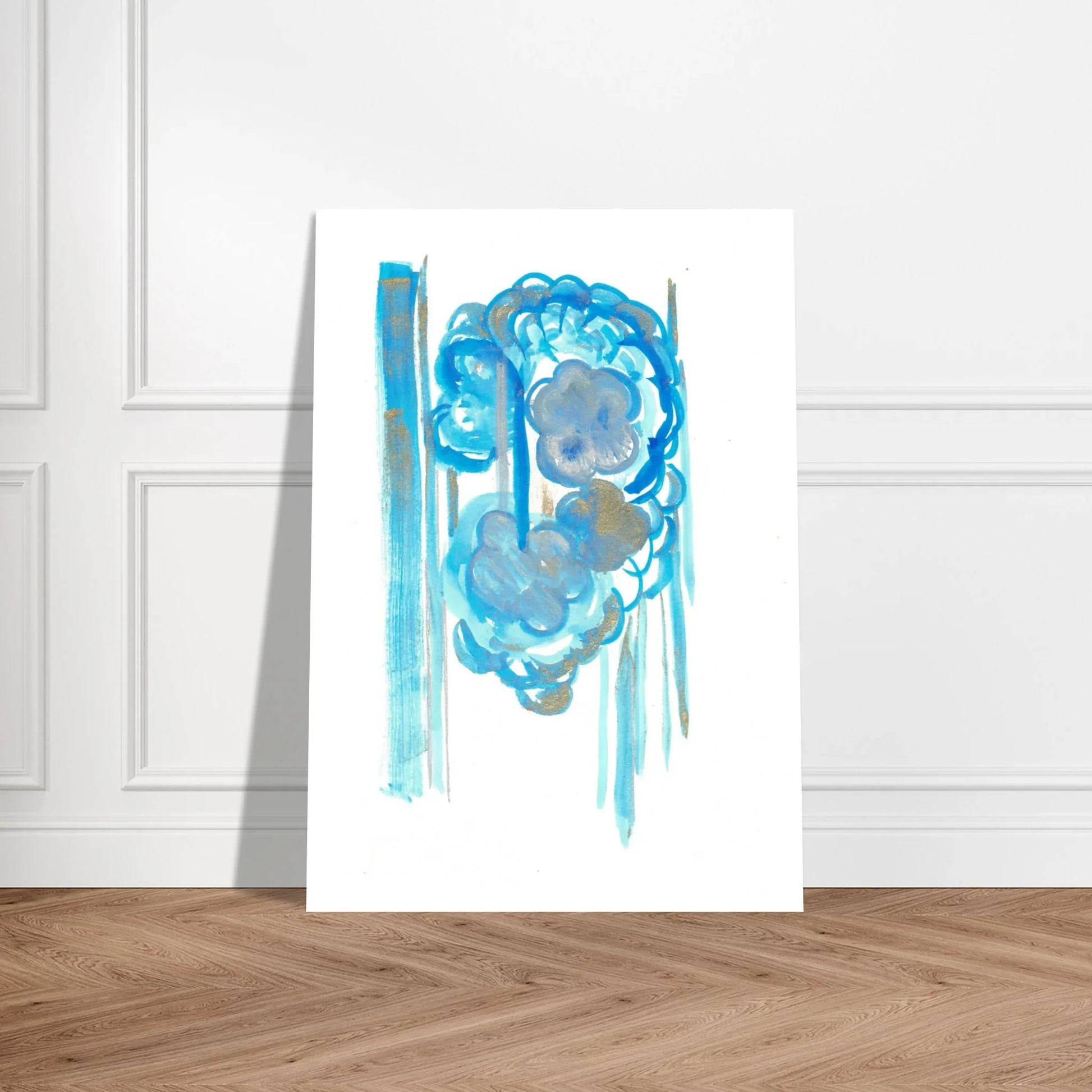 Premium Matte Paper Poster Aquarelle Originale RDJ3-18 - Laure Leprince - Artiste Peintre