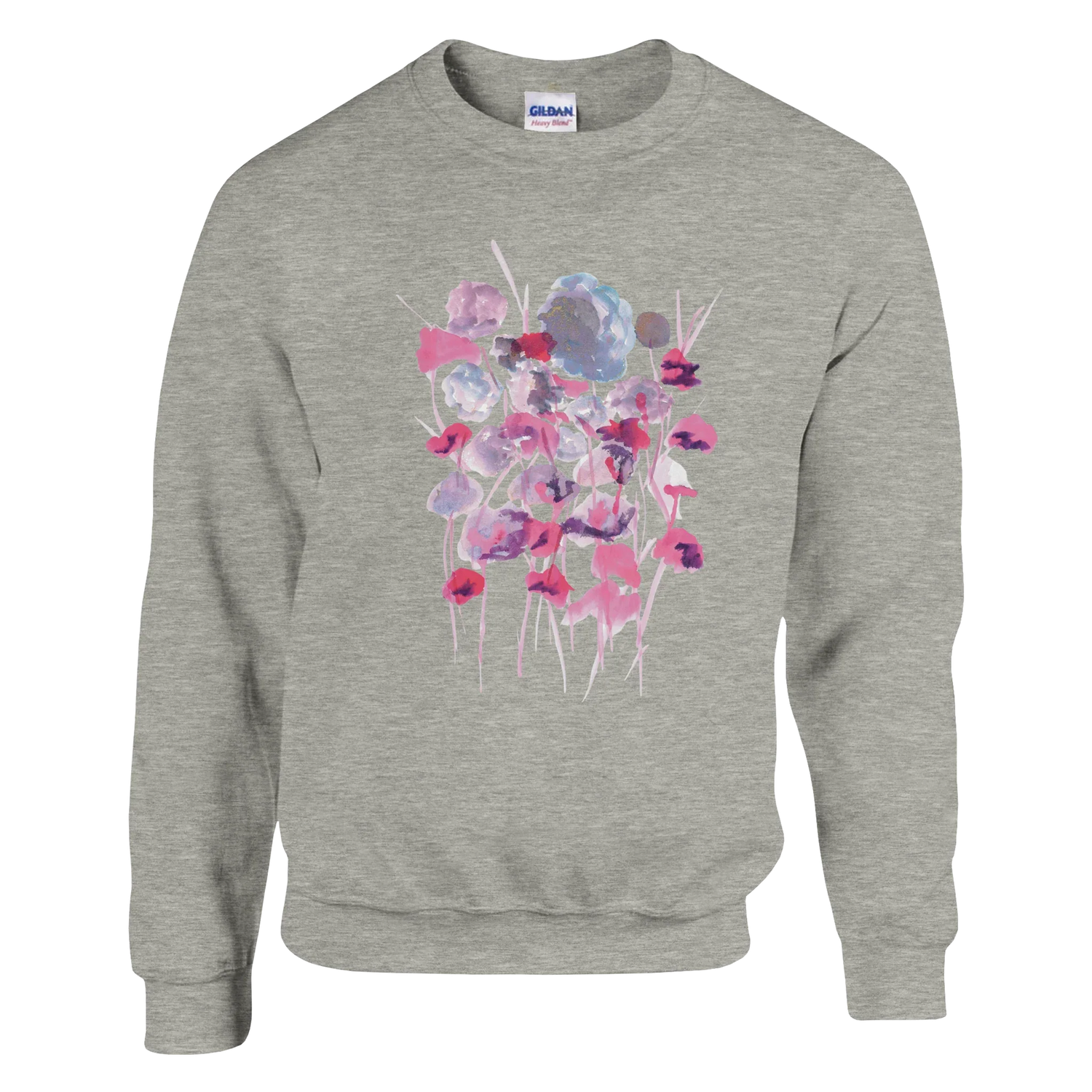 Sweatshirt Unisexe Classique – Impression Artistique Jardin des Ombrelles| Premium Cotton Blend - Laure Leprince - Artiste Peintre