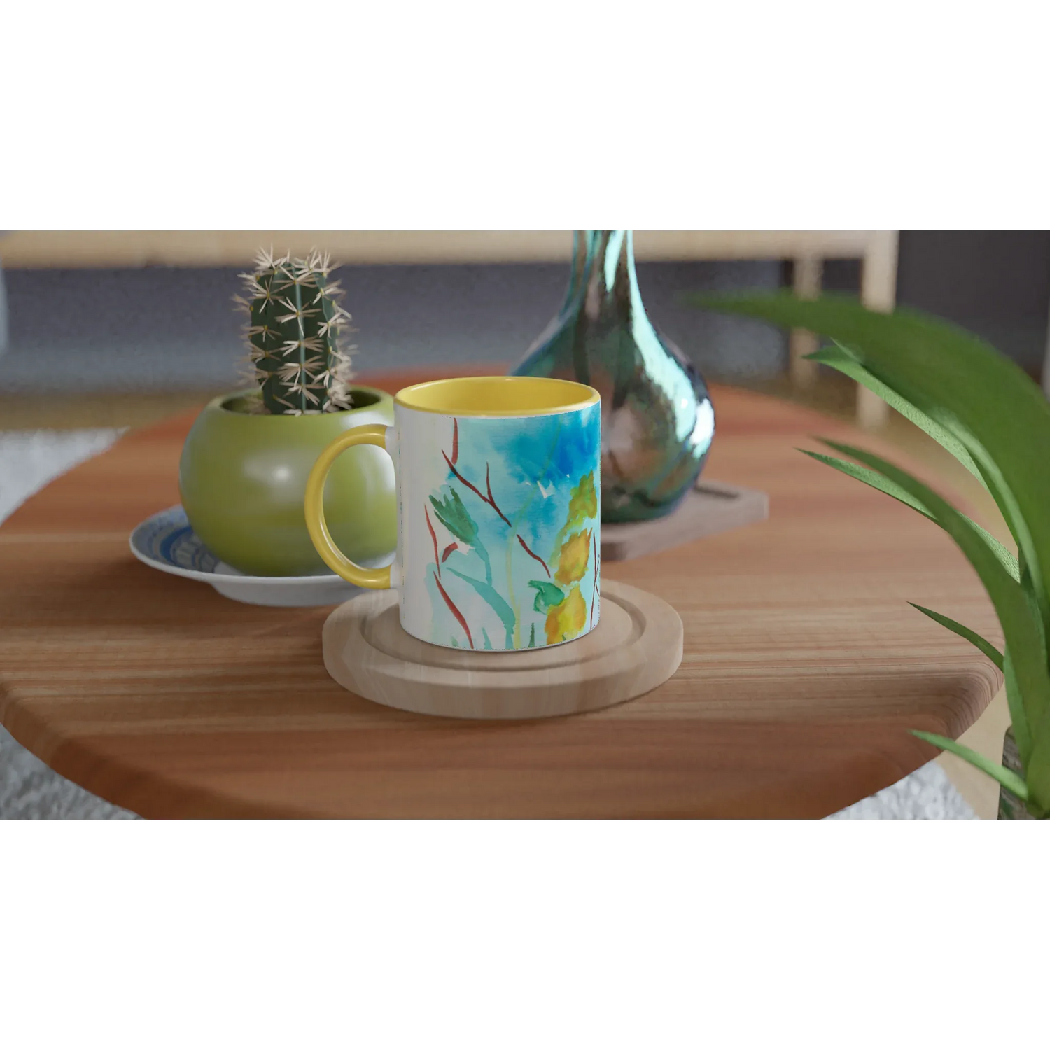 Mug en Céramique 11oz – Jardin Lumineux - Laure Leprince - Artiste Peintre