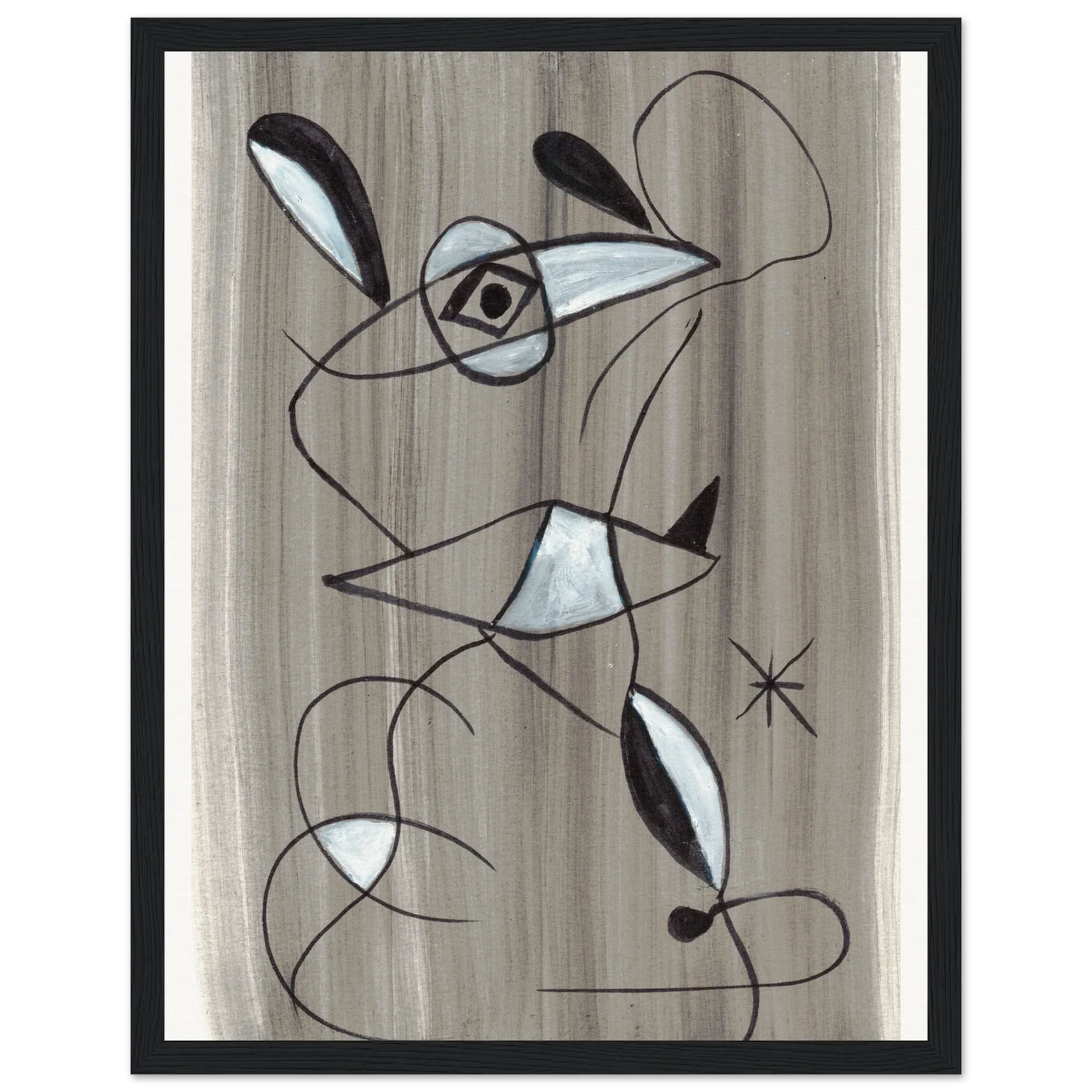 Affiche encadrée bois | Papier mat qualité musée | Aquarelle originale Laure Leprince - Laure Leprince - Artiste Peintre