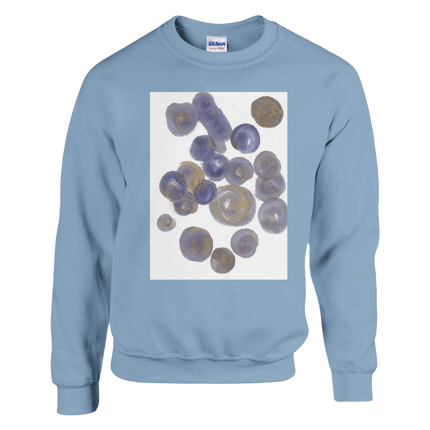 Sweatshirt Unisexe Classique Spheres – Impression Artistique Multicolore - Laure Leprince - Artiste Peintre