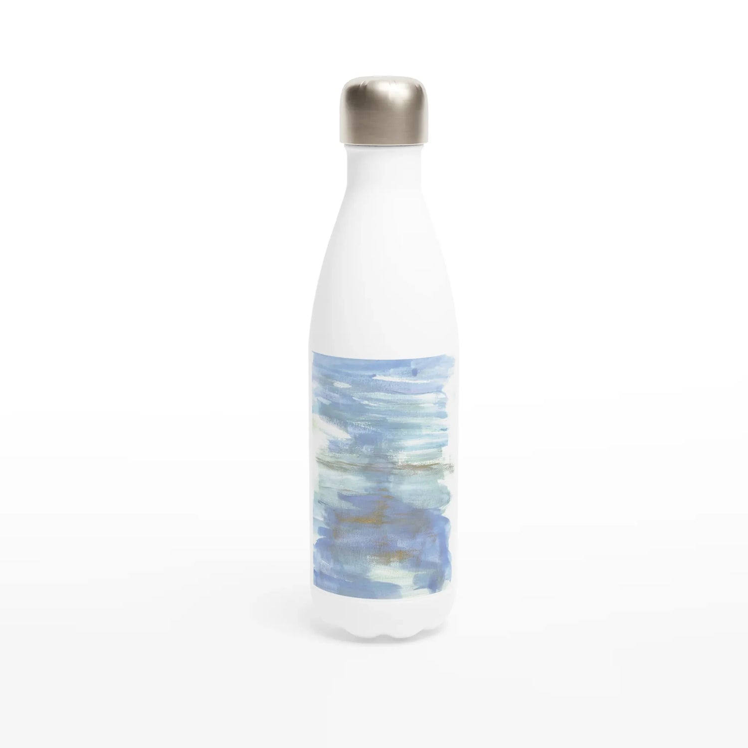 Bouteille isotherme en acier inoxydable 500 ml – Design artistique exclusif Silent Water - Laure Leprince - Artiste Peintre