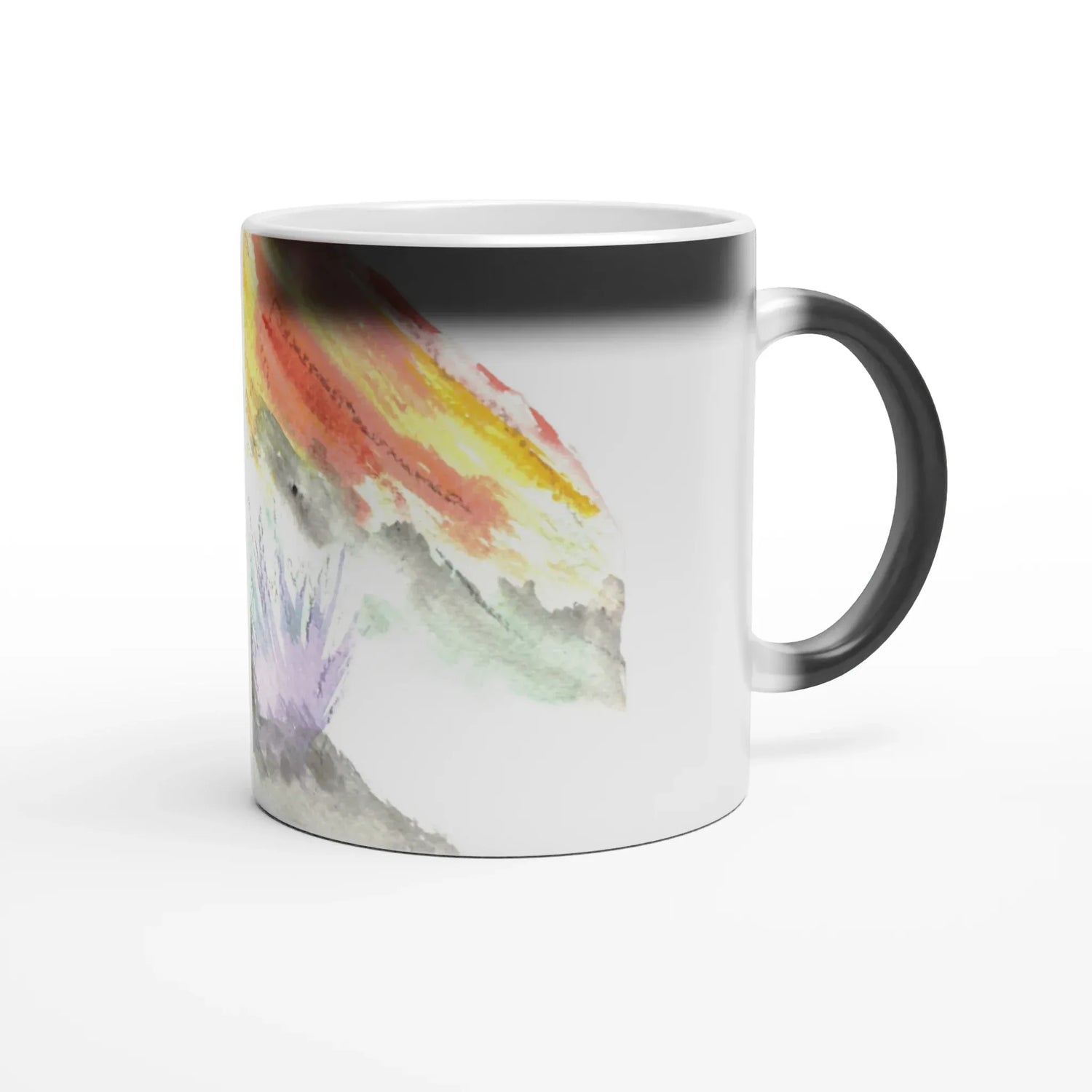Mug magique en céramique 325 ml – Révèlez votre motif à la chaleur Lavander Drift - Laure Leprince - Artiste Peintre