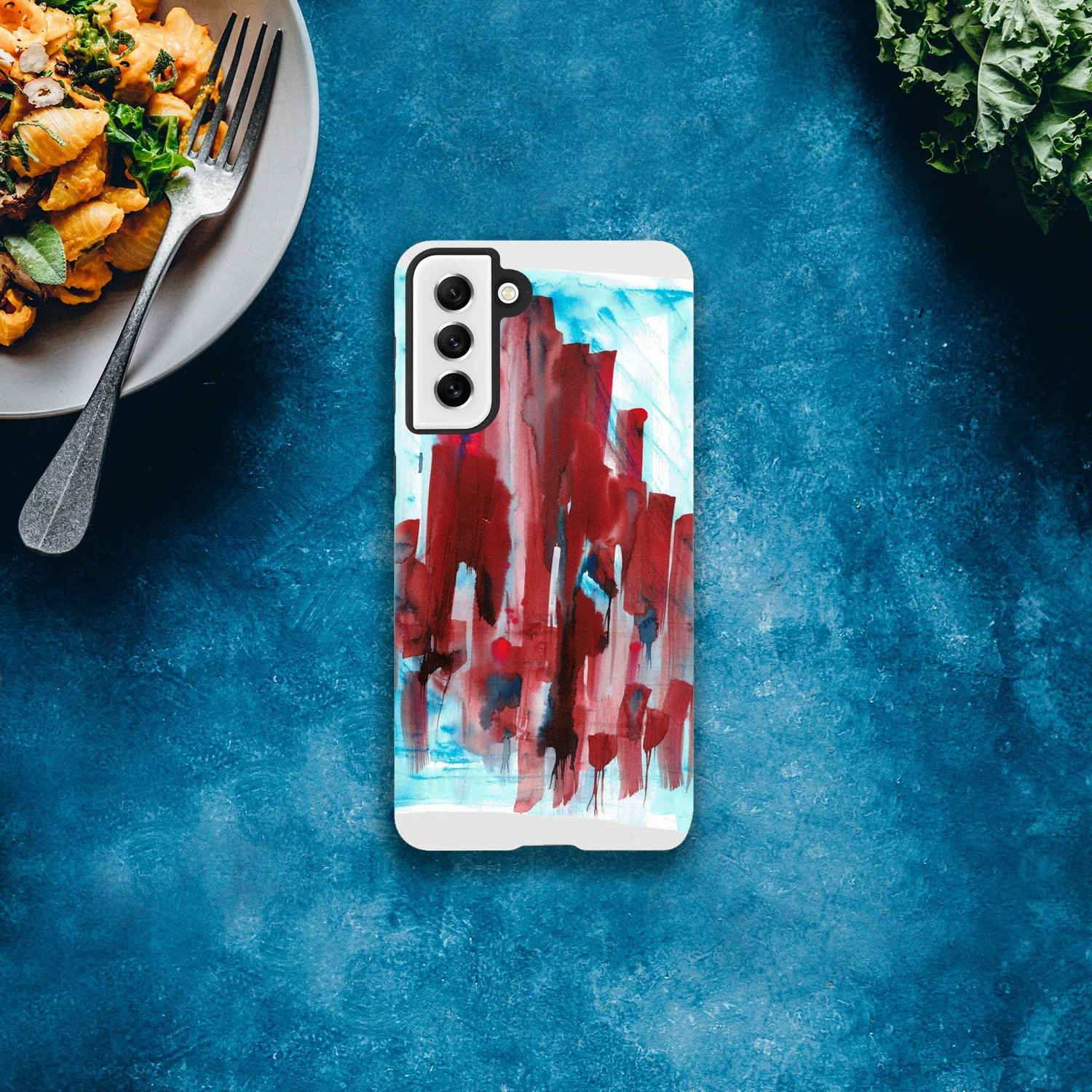 Premium Samsung Tough Case – Design Artistique Crimson Tower - Laure Leprince - Artiste Peintre