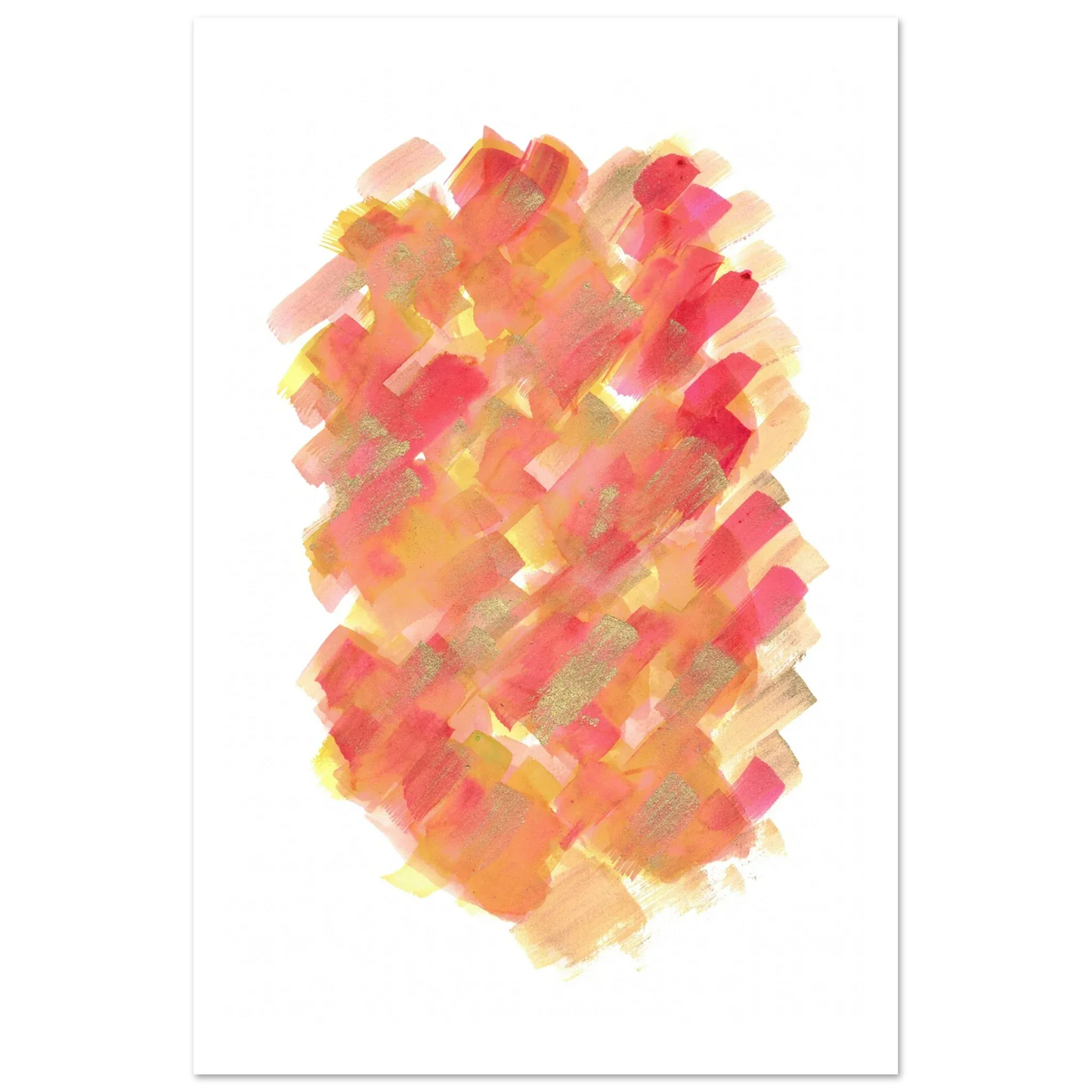 Affiche Premium Papier Mat – Sunset Ember Par l'Artiste Laure Leprince - Laure Leprince - Artiste Peintre