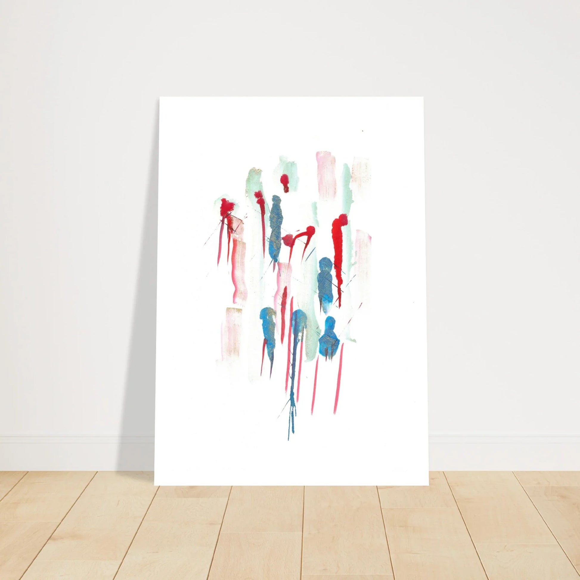 Affiche premium sur papier mat Personnages – Art mural de qualité supérieure - Laure Leprince - Artiste Peintre