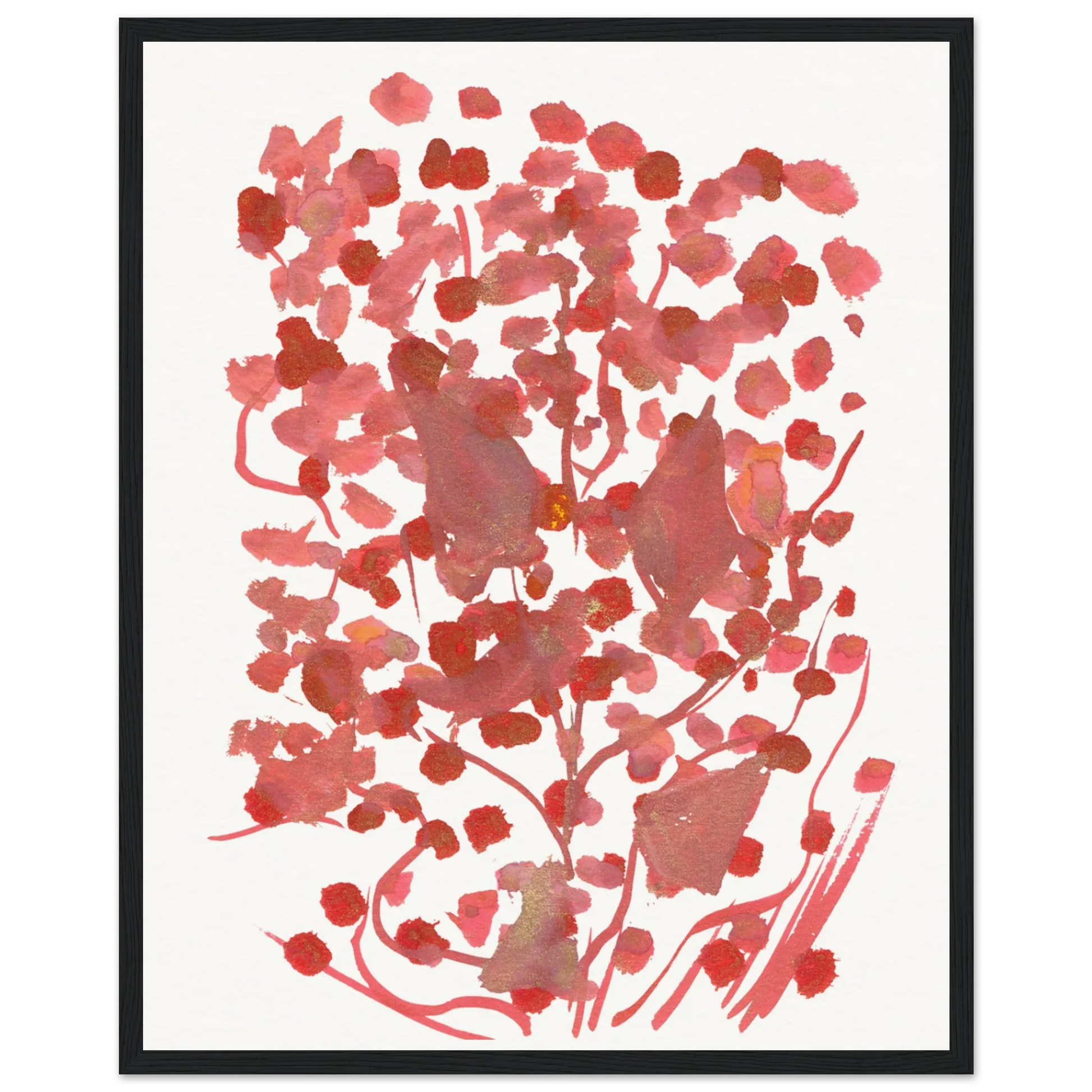 Museum-Quality Matte Paper Wooden Framed Poste Bois de Rubis - Laure Leprince - Artiste Peintre