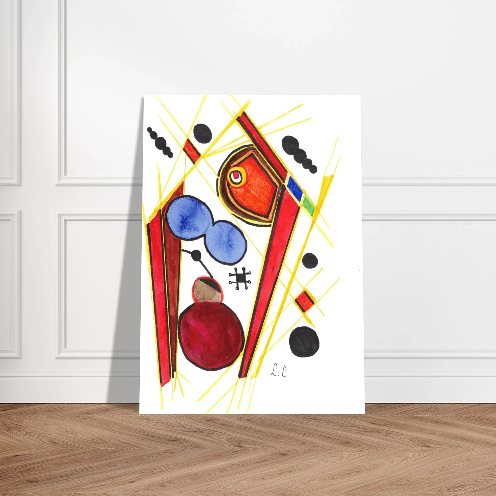Affiche premium sur papier mat – Art mural de qualité supérieure - Laure Leprince - Artiste Peintre