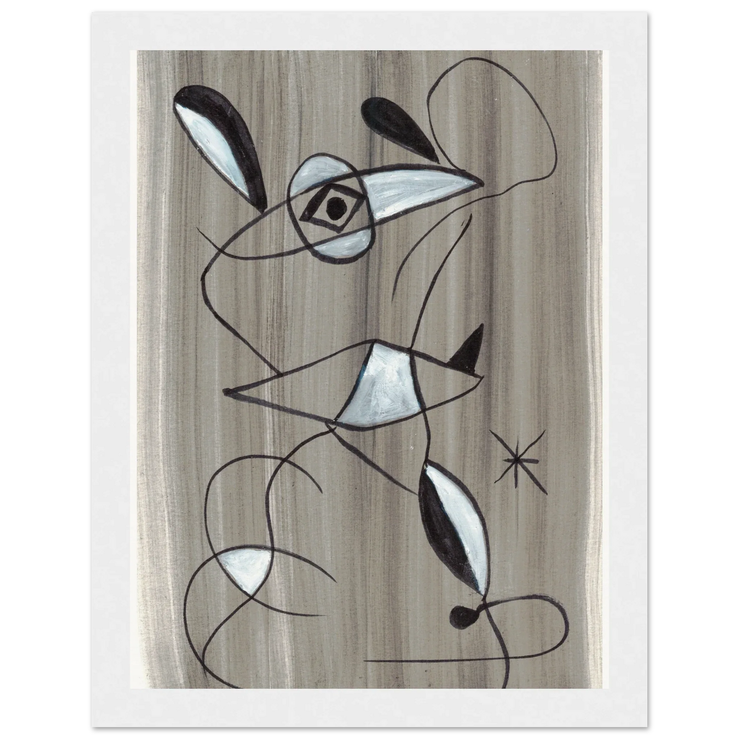 Affiche encadrée bois | Papier mat qualité musée | Aquarelle originale Laure Leprince - Laure Leprince - Artiste Peintre
