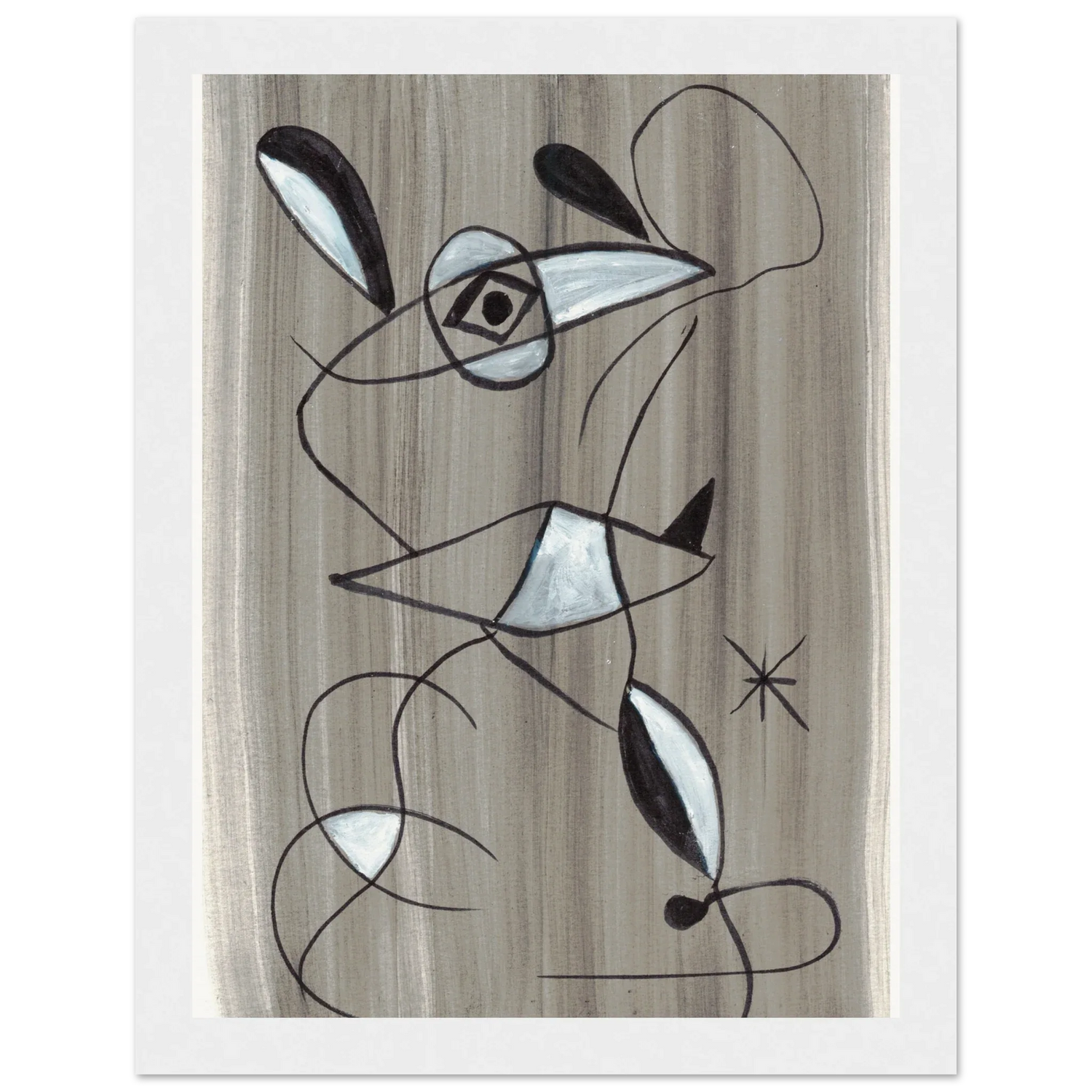 Affiche encadrée bois | Papier mat qualité musée | Aquarelle originale Laure Leprince - Laure Leprince - Artiste Peintre