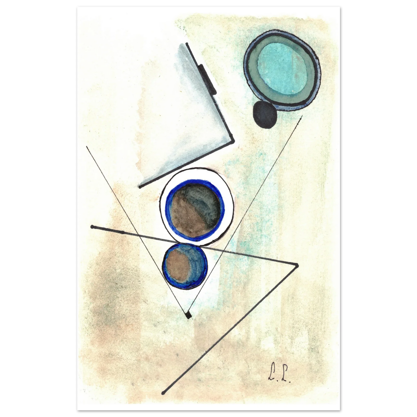 Affiche premium sur papier mat – Art mural de qualité supérieure - Laure Leprince - Artiste Peintre