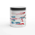 Mug magique en céramique 325 ml Personnages– Révèlez votre motif à la chaleur - Laure Leprince - Artiste Peintre