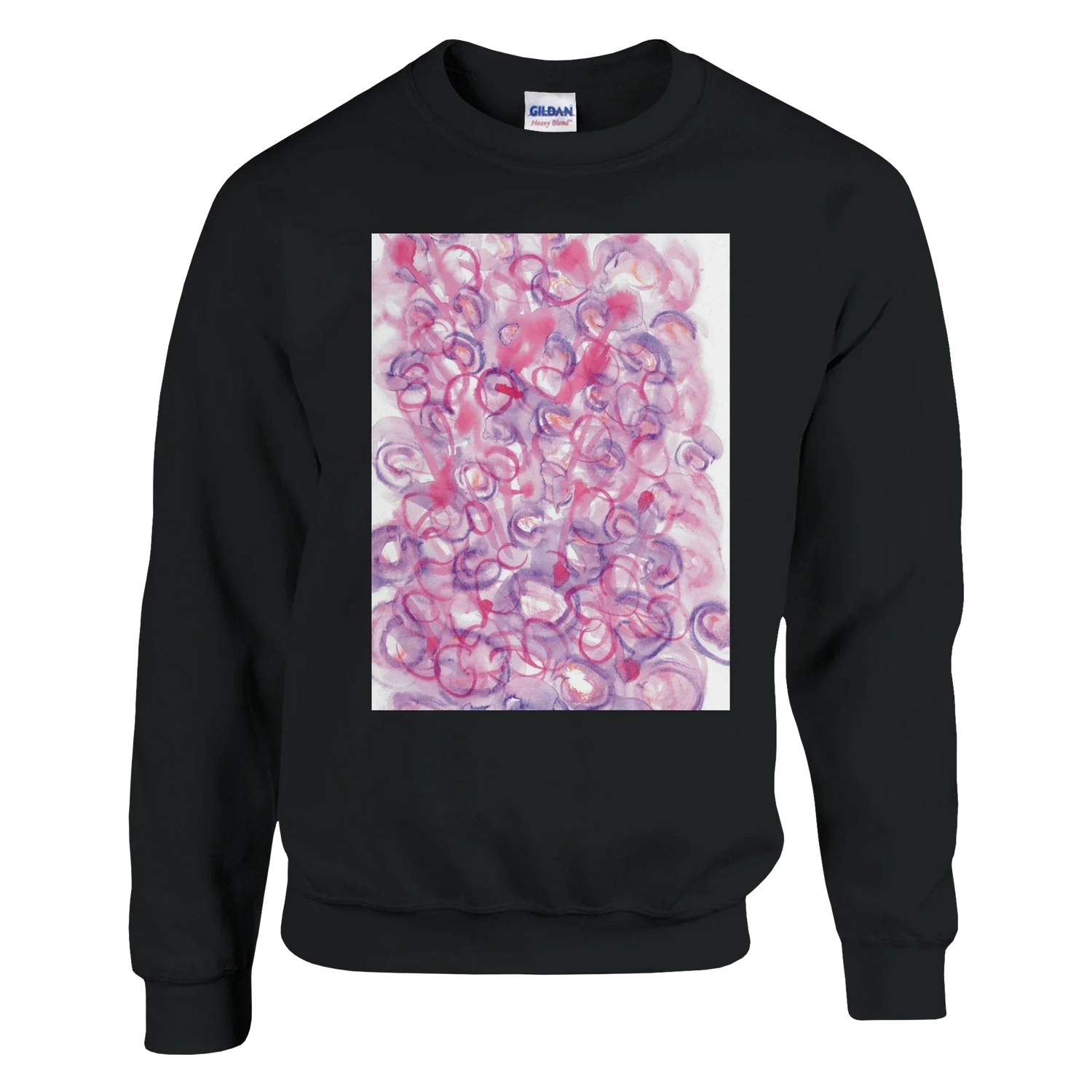 Sweatshirt Unisexe Classique Floraison intime– Impression Artistique Multicolore - Laure Leprince - Artiste Peintre