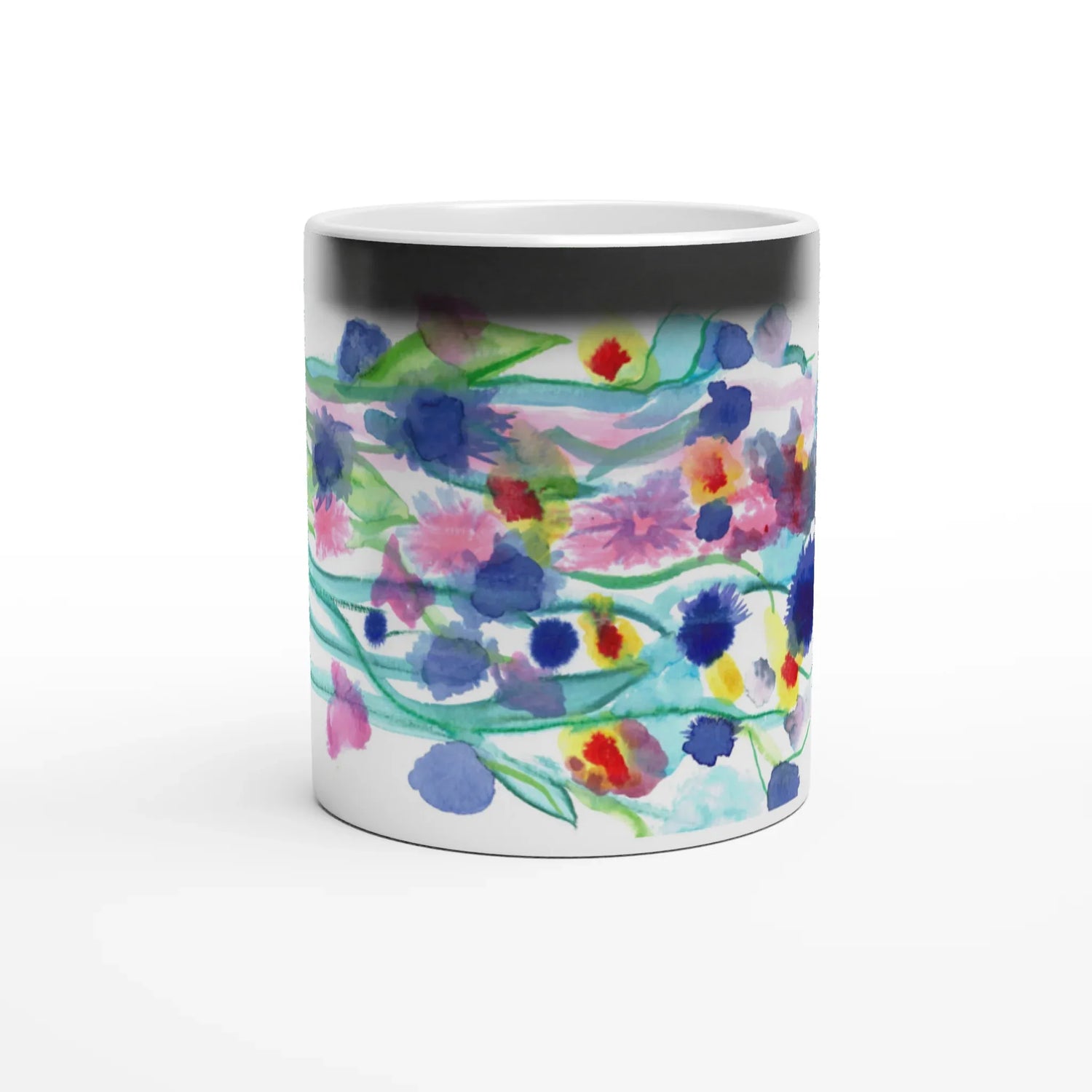 Mug magique en céramique 325 ml Jardin chromatique – Révèlez votre motif à la chaleur - Laure Leprince - Artiste Peintre