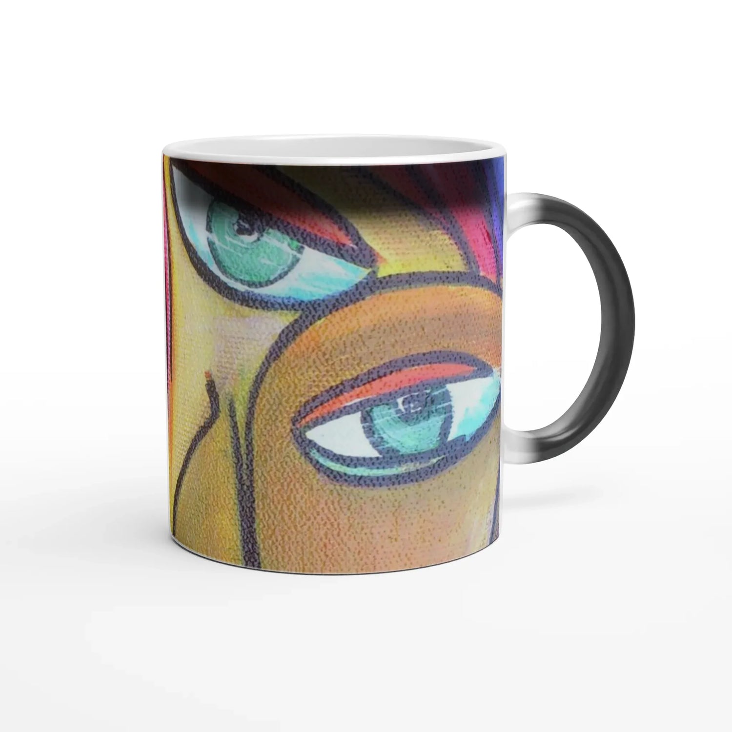 Mug magique en céramique 325 ml trouncho#2 – Révèlez votre motif à la chaleur - Laure Leprince - Artiste Peintre