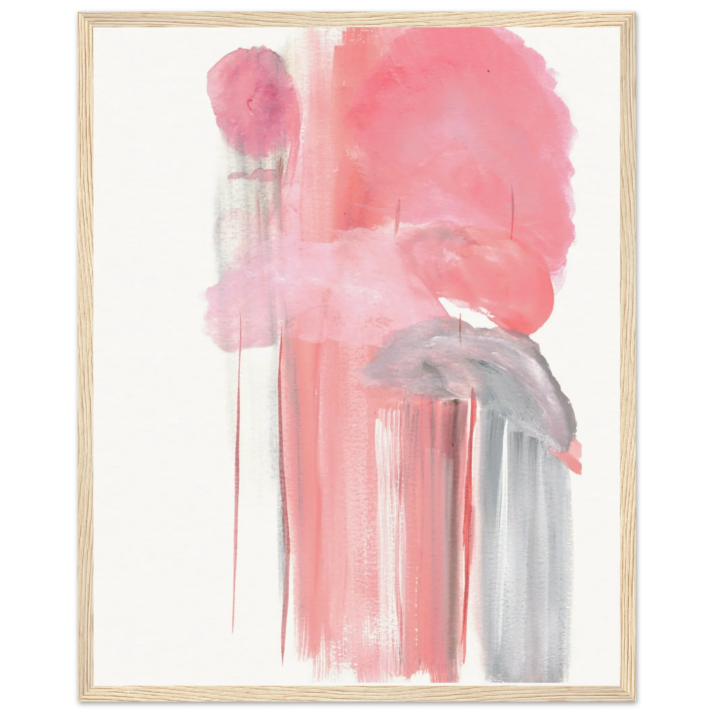 Affiche Encadrée Museum-Quality Matte Paper Wooden Framed Aurora Drift - Laure Leprince - Artiste Peintre