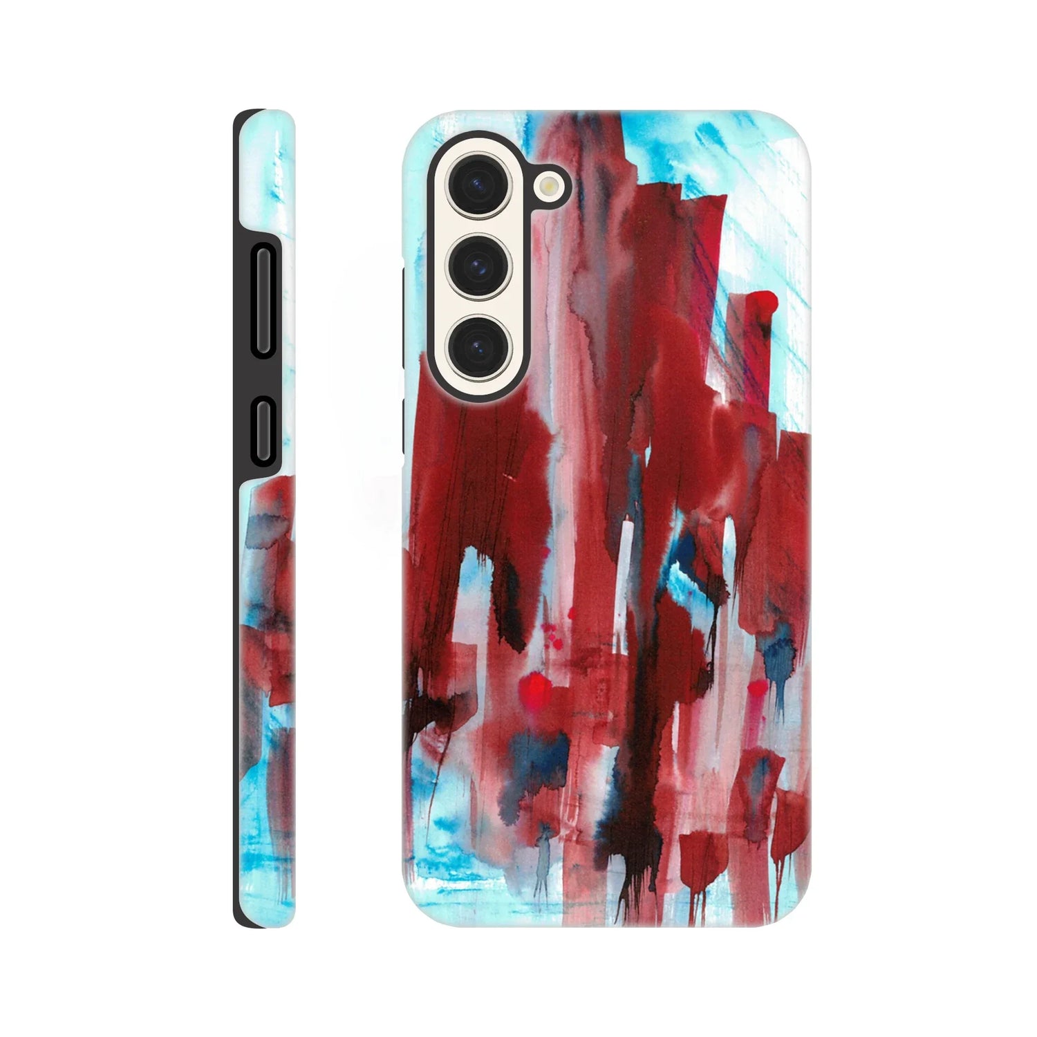 Premium Samsung Tough Case – Design Artistique Crimson Tower - Laure Leprince - Artiste Peintre