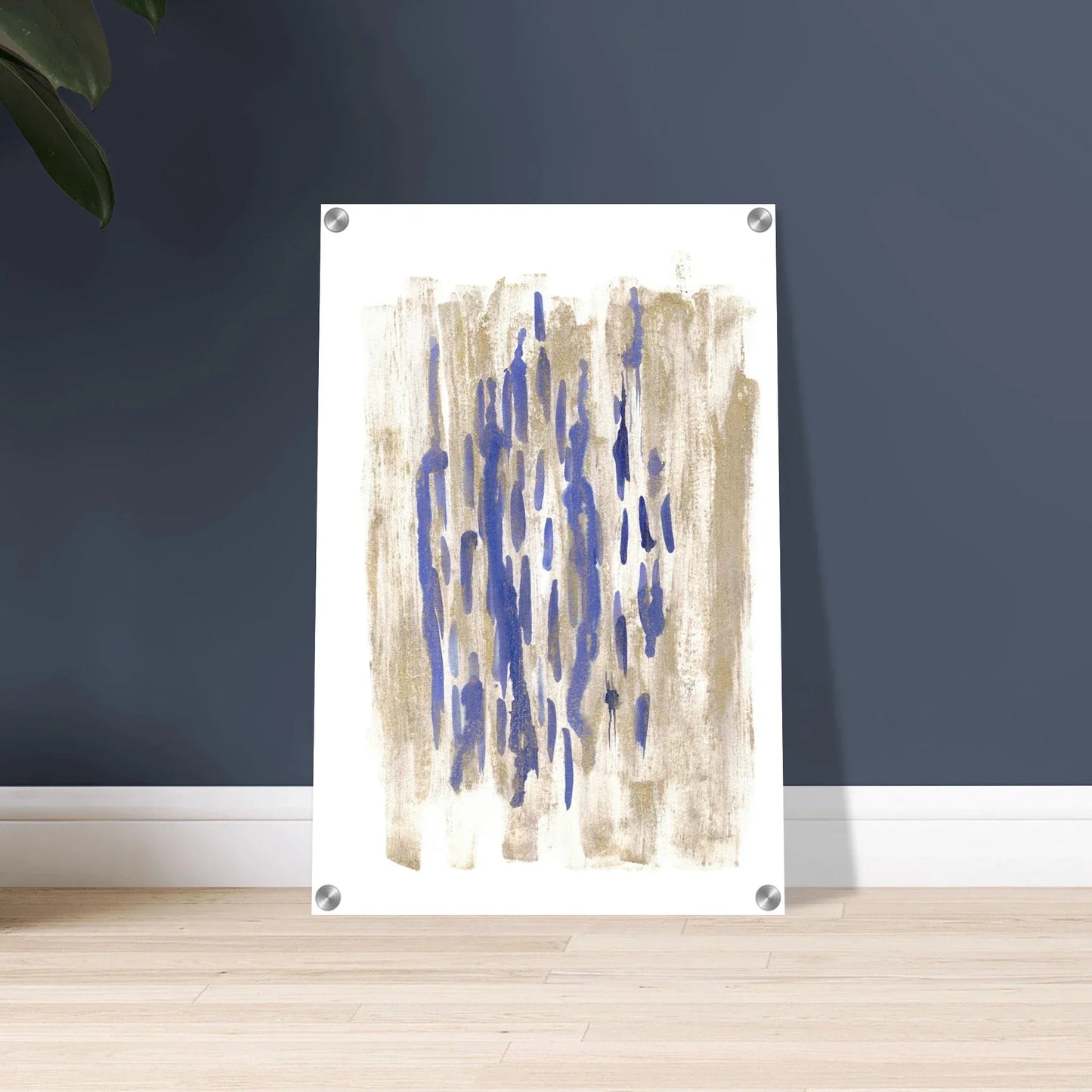 Impression sur acrylique brillante Golden Drip | Art contemporain par Laure Leprince - Laure Leprince - Artiste Peintre