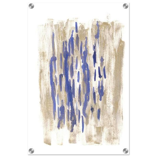 Impression sur acrylique brillante Golden Drip | Art contemporain par Laure Leprince - Laure Leprince - Artiste Peintre