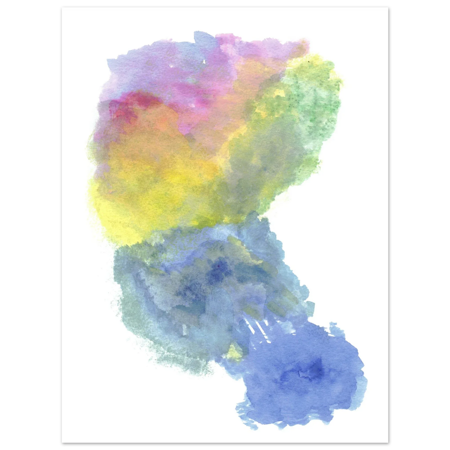 Affiche Premium Papier Mat – Aurora Drift Par l'Artiste Laure Leprince - Laure Leprince - Artiste Peintre