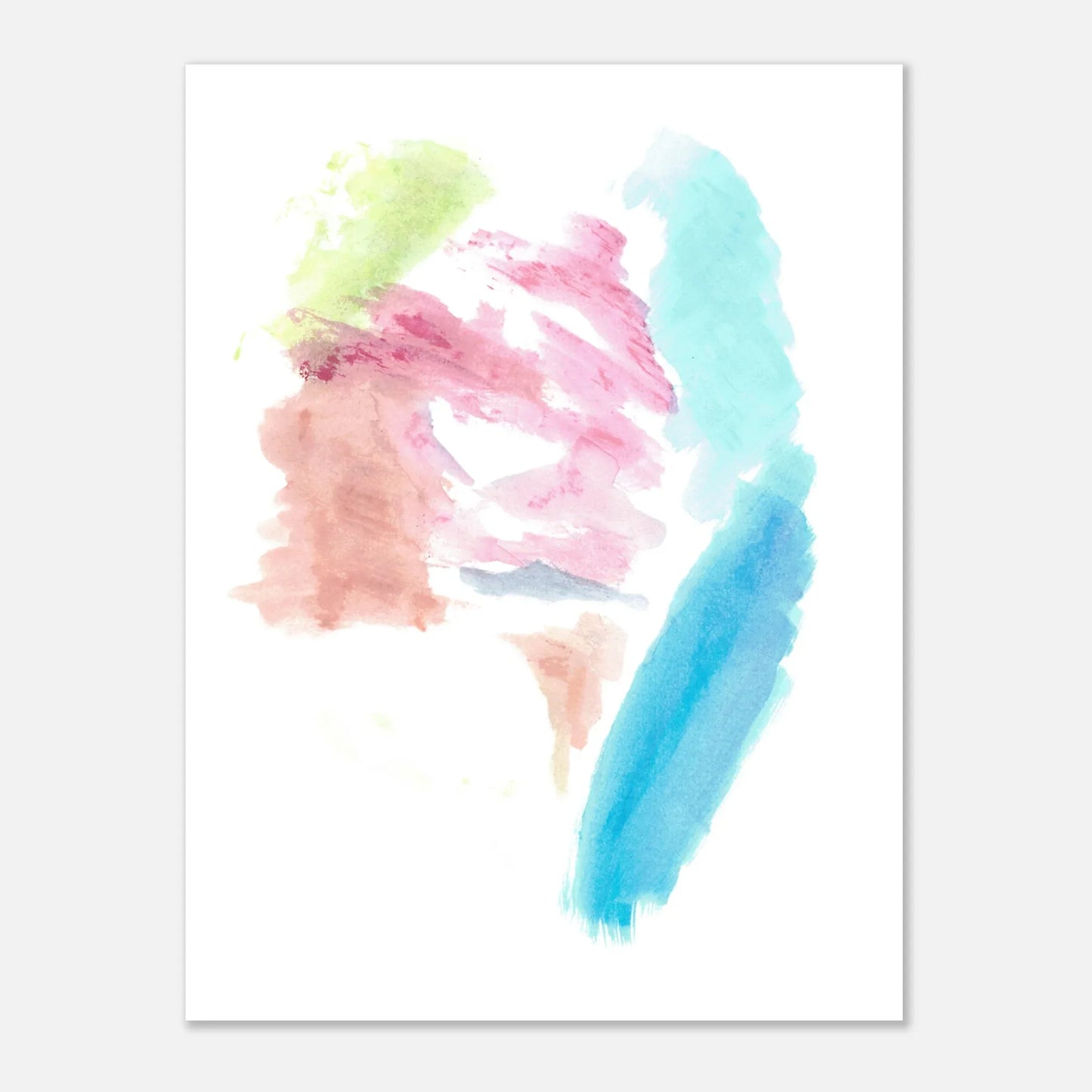 Affiche premium sur papier mat Aurore Pastel – Art mural de qualité supérieure - Laure Leprince - Artiste Peintre