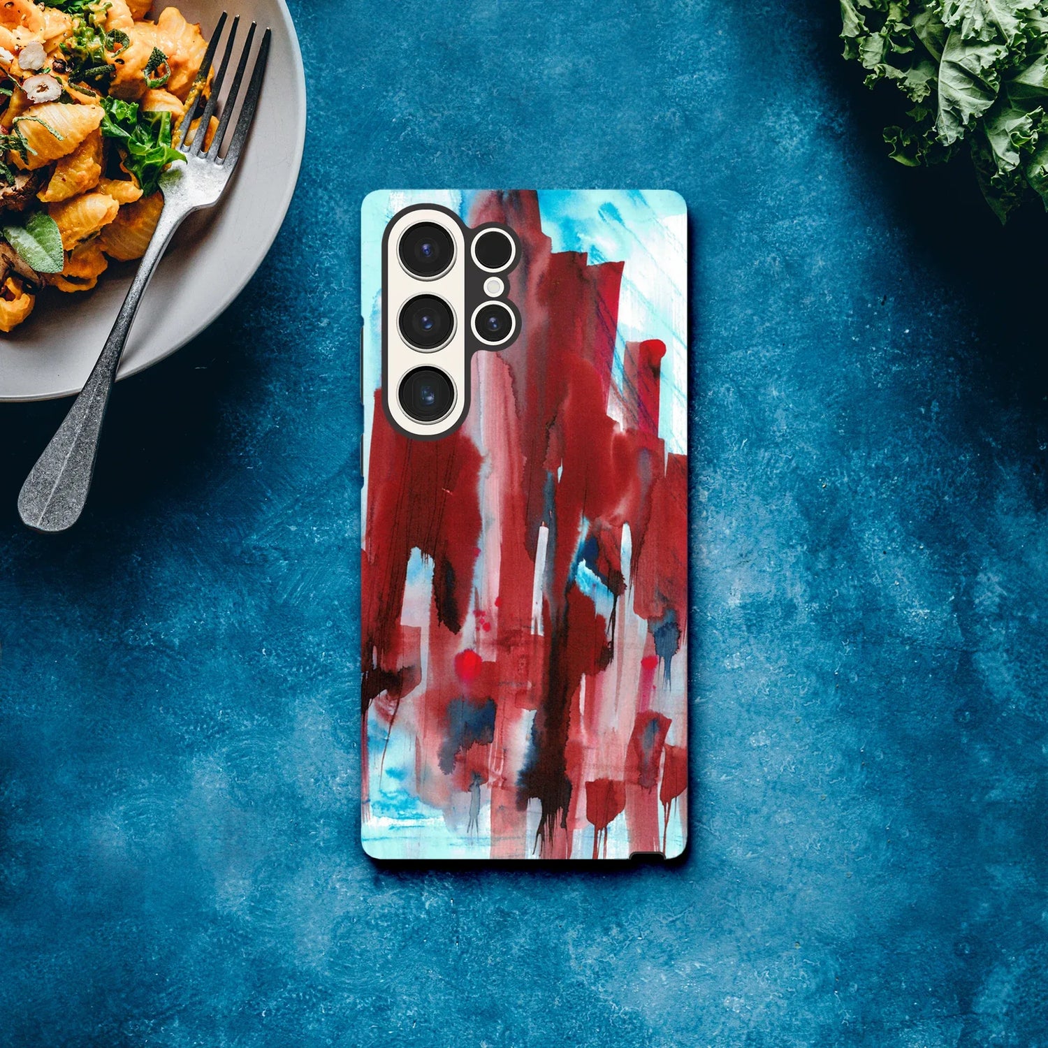 Premium Samsung Tough Case – Design Artistique Crimson Tower - Laure Leprince - Artiste Peintre