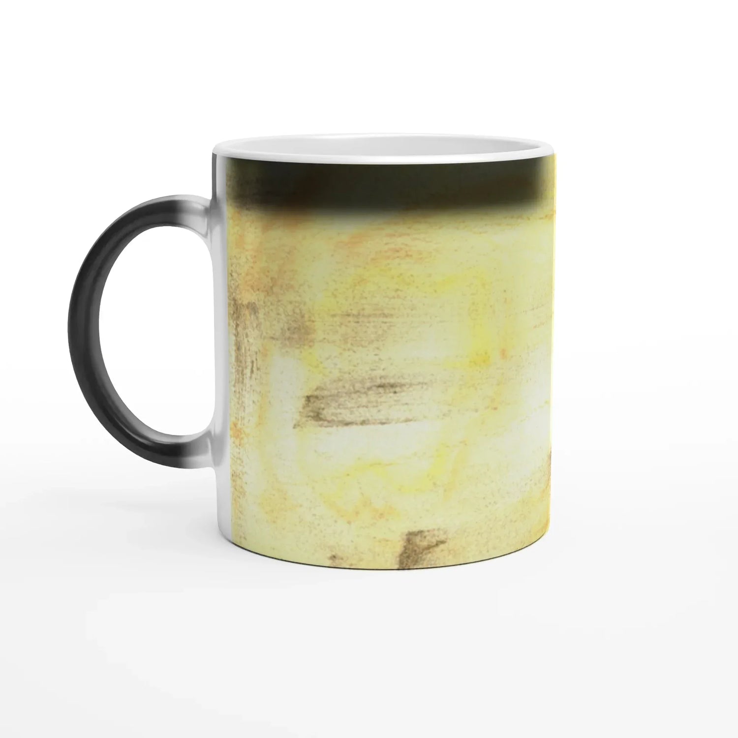 Mug magique en céramique 325 ml – Révèlez votre motif à la chaleur Golden Haze - Laure Leprince - Artiste Peintre
