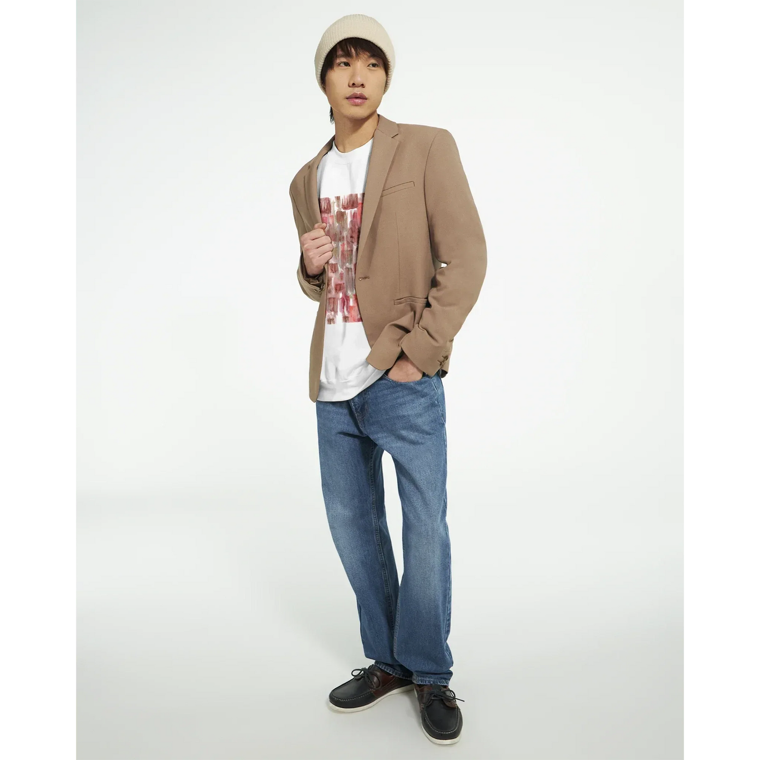 Sweatshirt Unisexe Classique Terracotta Waves – Impression Artistique Multicolore - Laure Leprince - Artiste Peintre