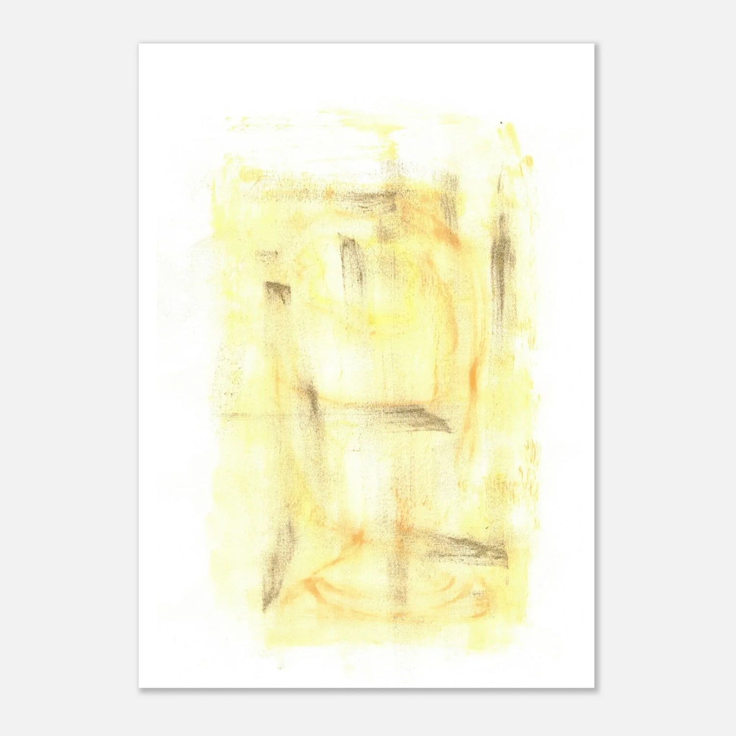 Affiche premium sur papier mat Golden Haze Art mural de qualité supérieure - Laure Leprince - Artiste Peintre