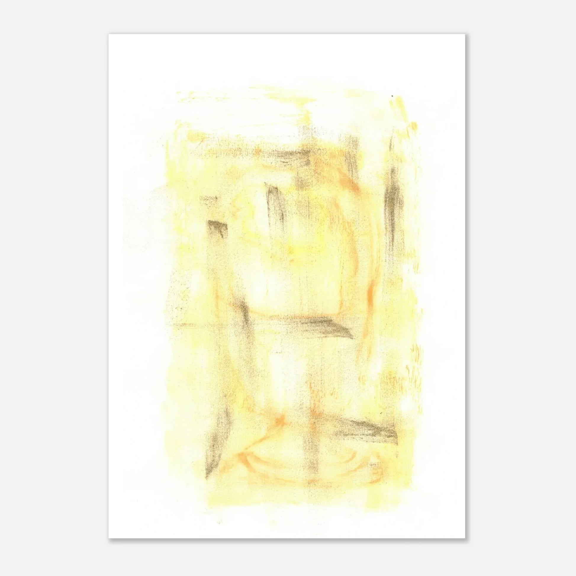 Affiche premium sur papier mat Golden Haze Art mural de qualité supérieure - Laure Leprince - Artiste Peintre