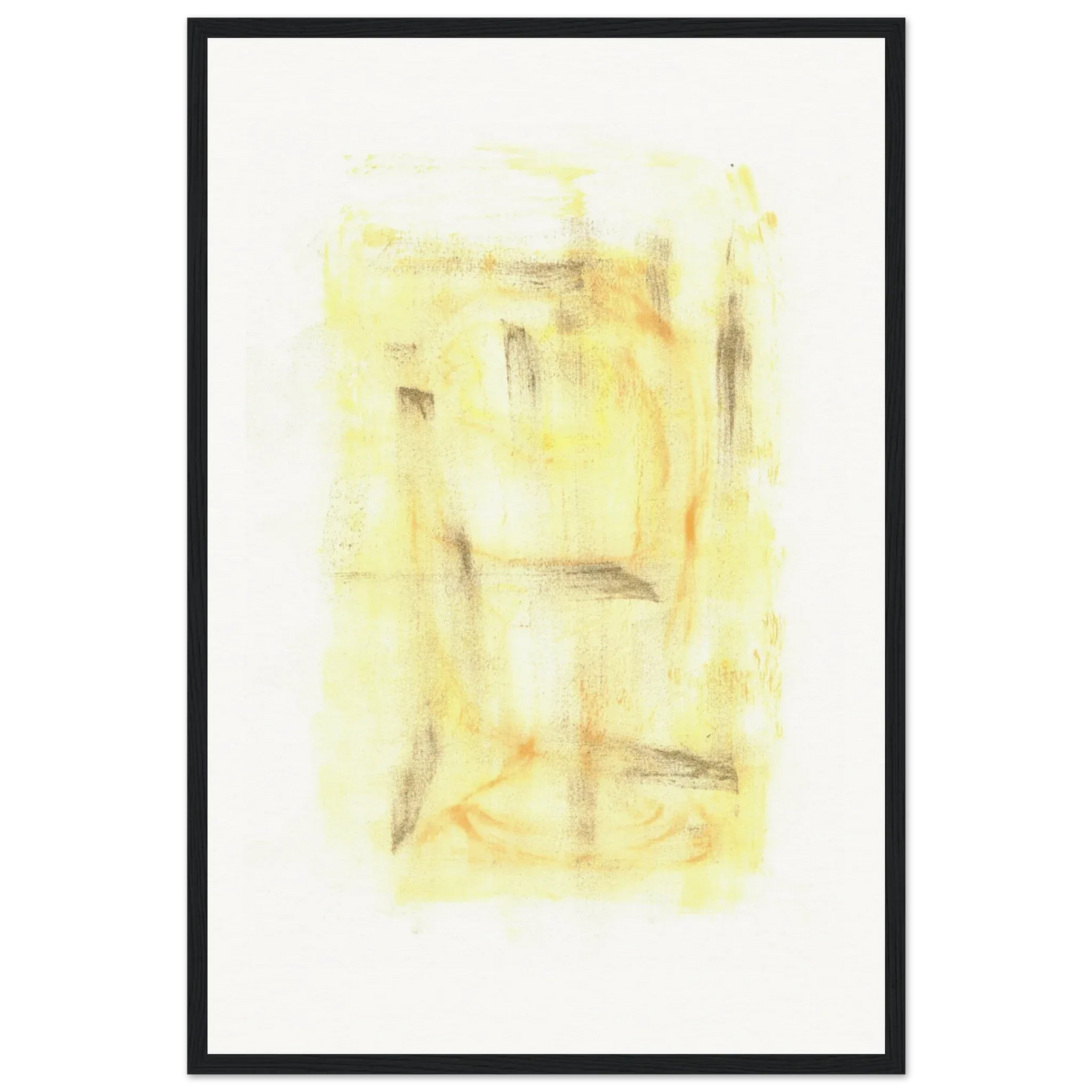 Affiche Encadrée Museum-Quality Matte Paper Wooden Framed Golden Haze - Laure Leprince - Artiste Peintre