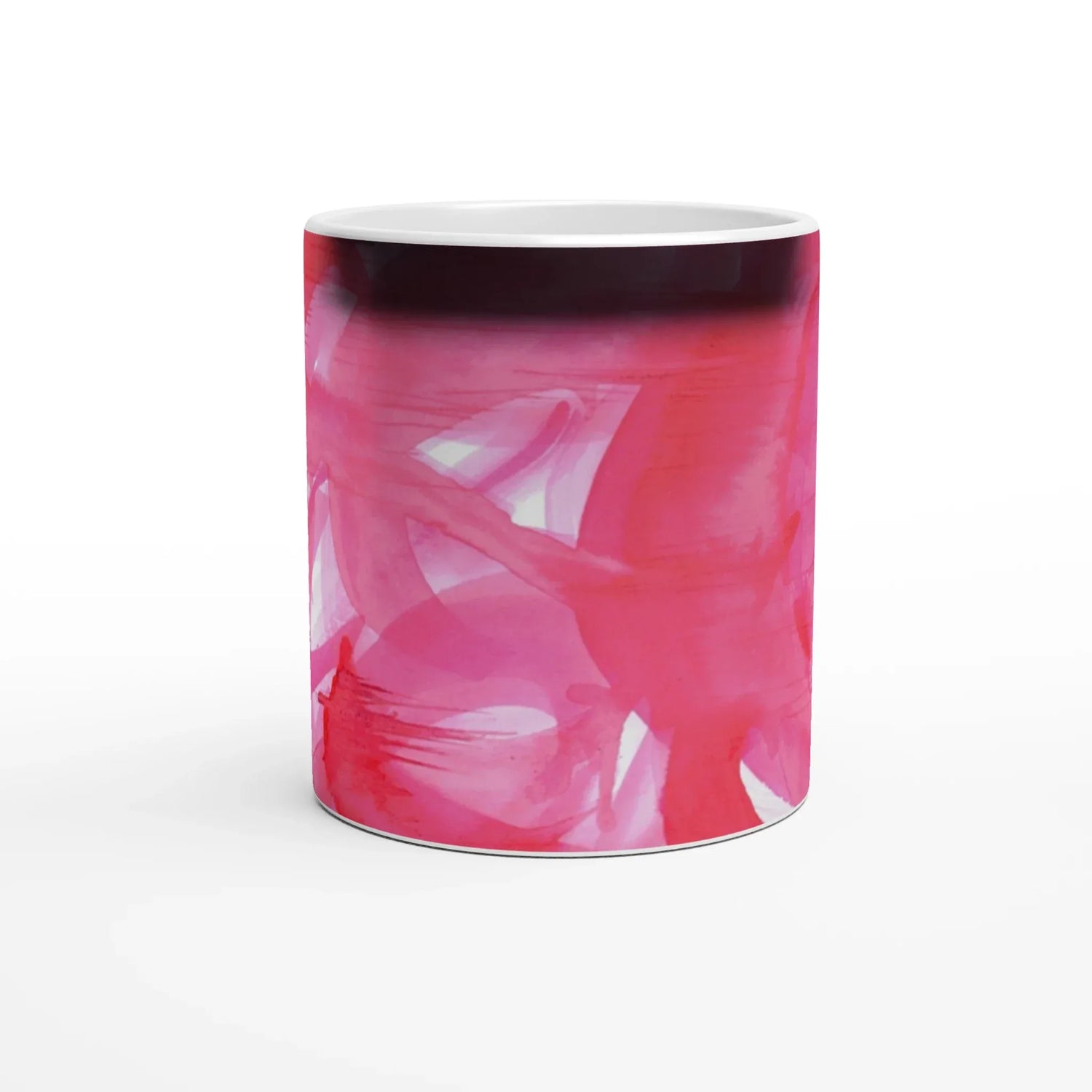 Mug magique en céramique 325 ml – Révèlez votre motif à la chaleur Ruby Drift - Laure Leprince - Artiste Peintre