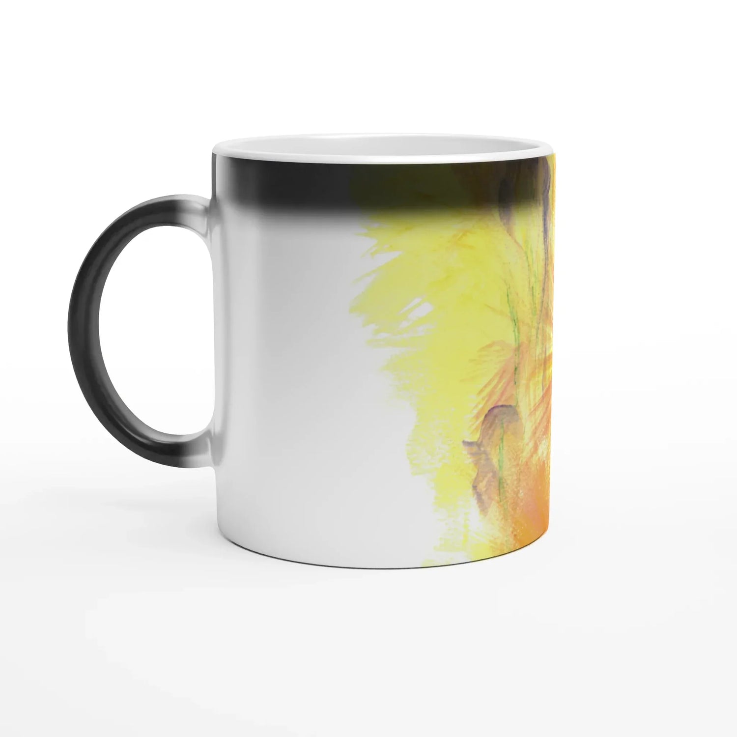 Mug magique en céramique 325 ml – Révèlez votre motif à la chaleur Sun Whisper - Laure Leprince - Artiste Peintre