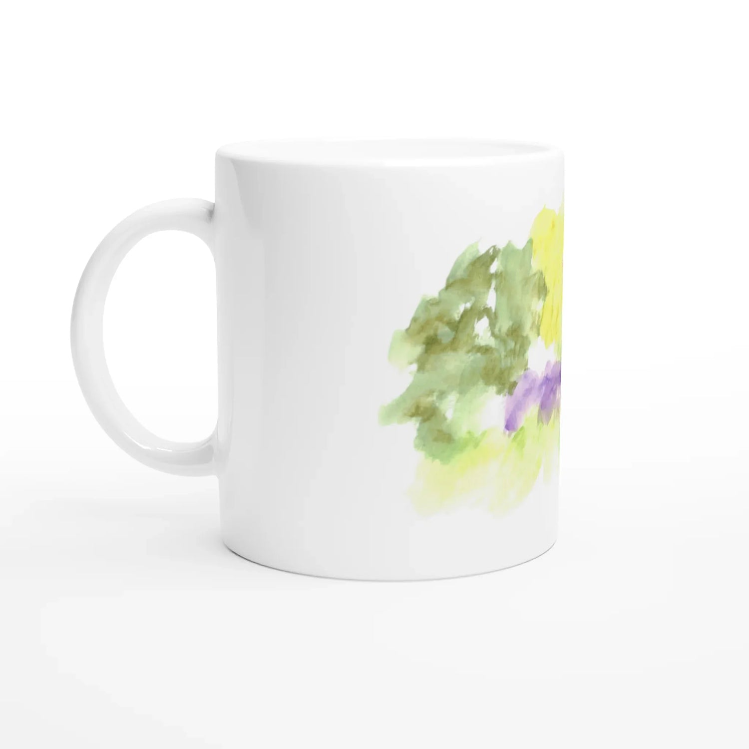 Mug en céramique colorée 325 Eclosion Chromatique – Élégance et durabilité - Laure Leprince - Artiste Peintre
