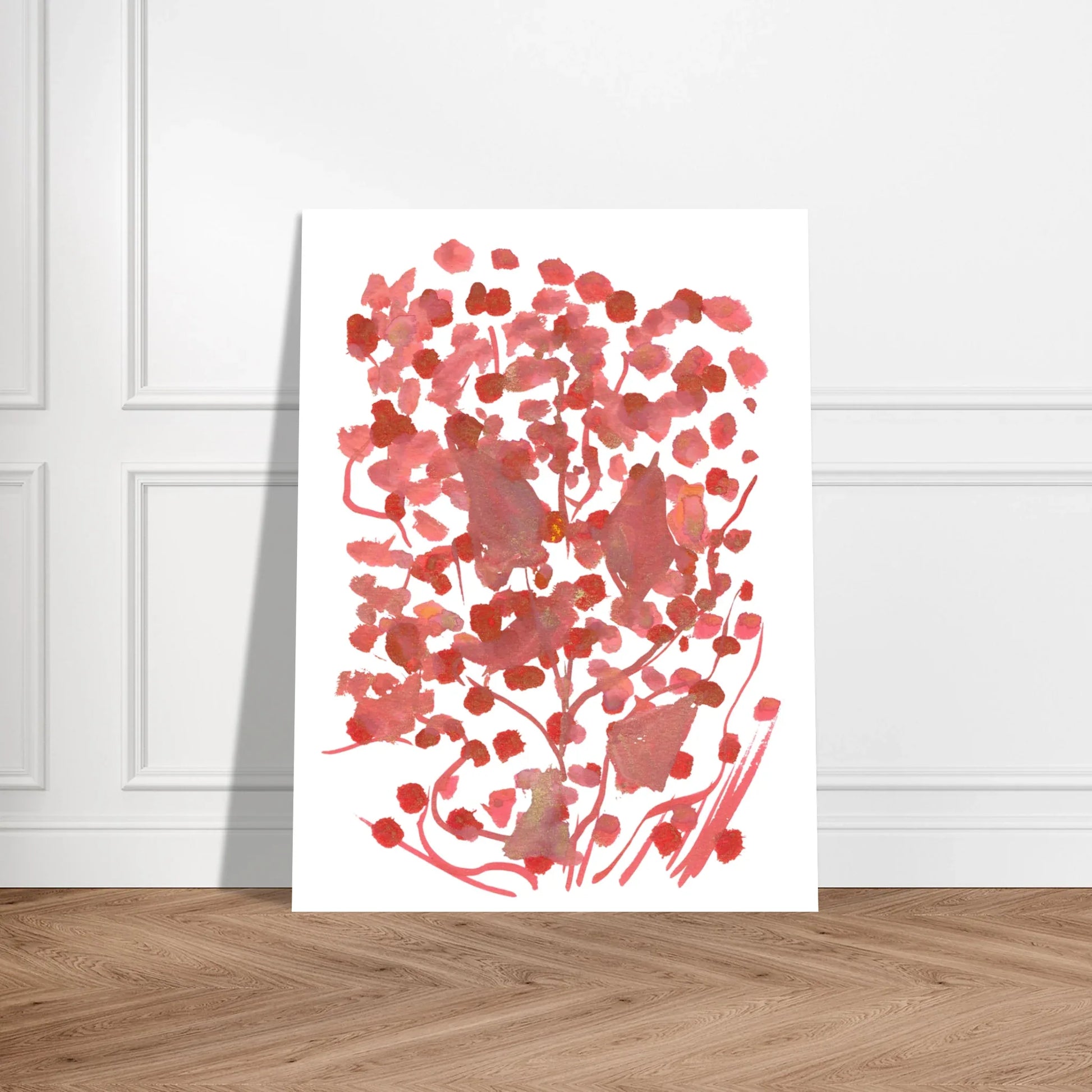 Affiche premium sur papier mat Bois de Rubis – Art mural de qualité supérieure - Laure Leprince - Artiste Peintre