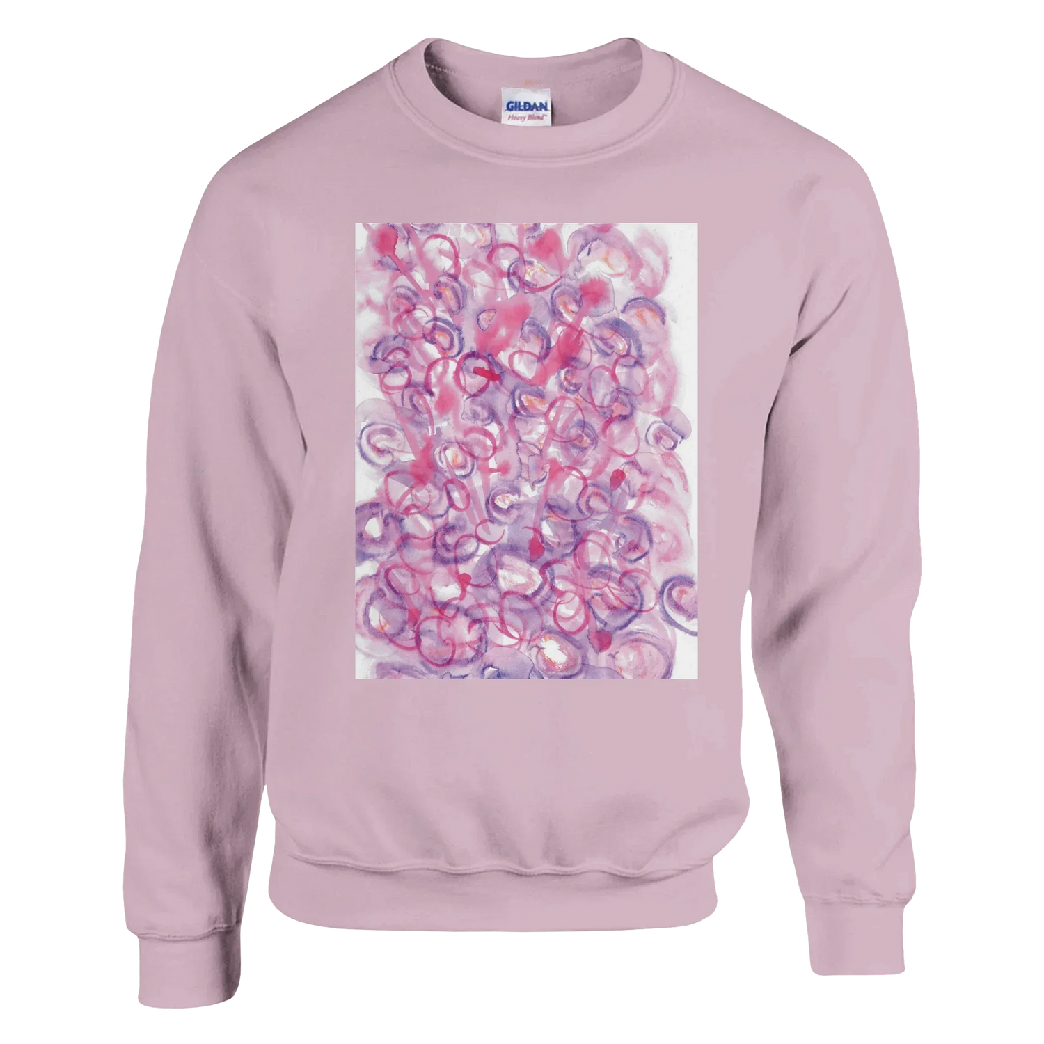 Sweatshirt Unisexe Classique Floraison intime– Impression Artistique Multicolore - Laure Leprince - Artiste Peintre