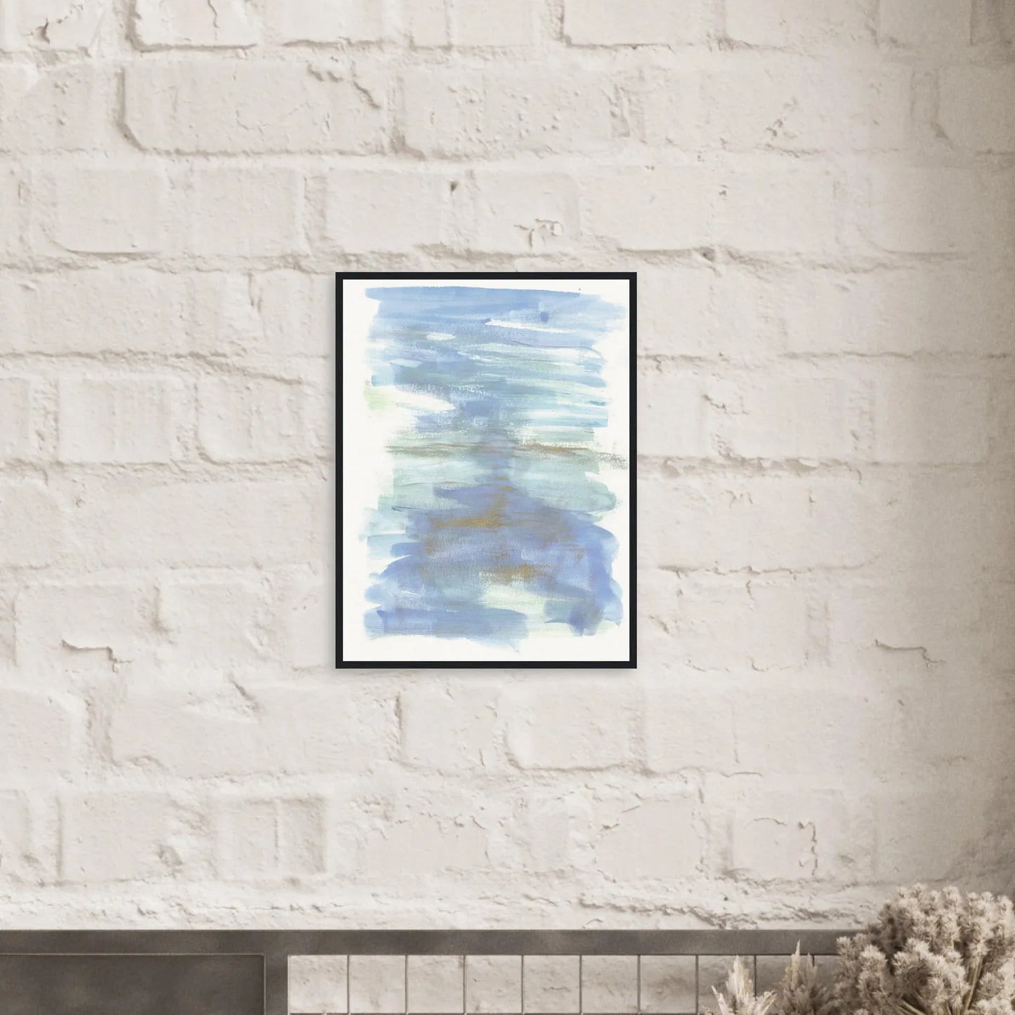 Affiche Encadrée Museum-Quality Matte Paper Aluminium Framed Poste Silent Water - Laure Leprince - Artiste Peintre
