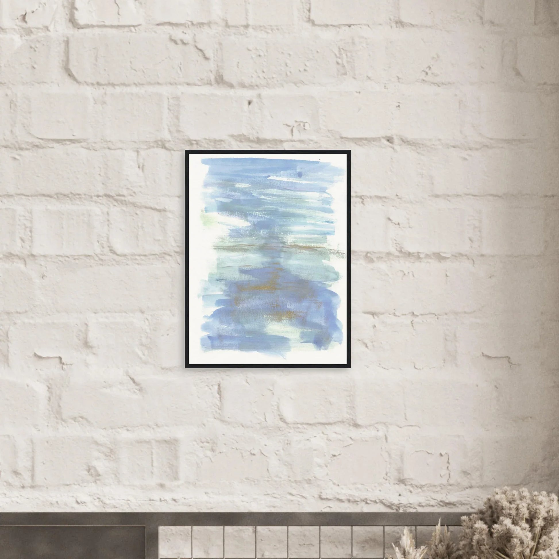 Affiche Encadrée Museum-Quality Matte Paper Aluminium Framed Poste Silent Water - Laure Leprince - Artiste Peintre