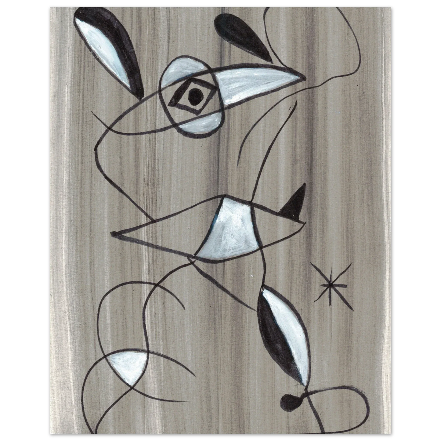 Affiche Premium Papier Mat – Petite Souris Par l'Artiste Laure Leprince - Laure Leprince - Artiste Peintre